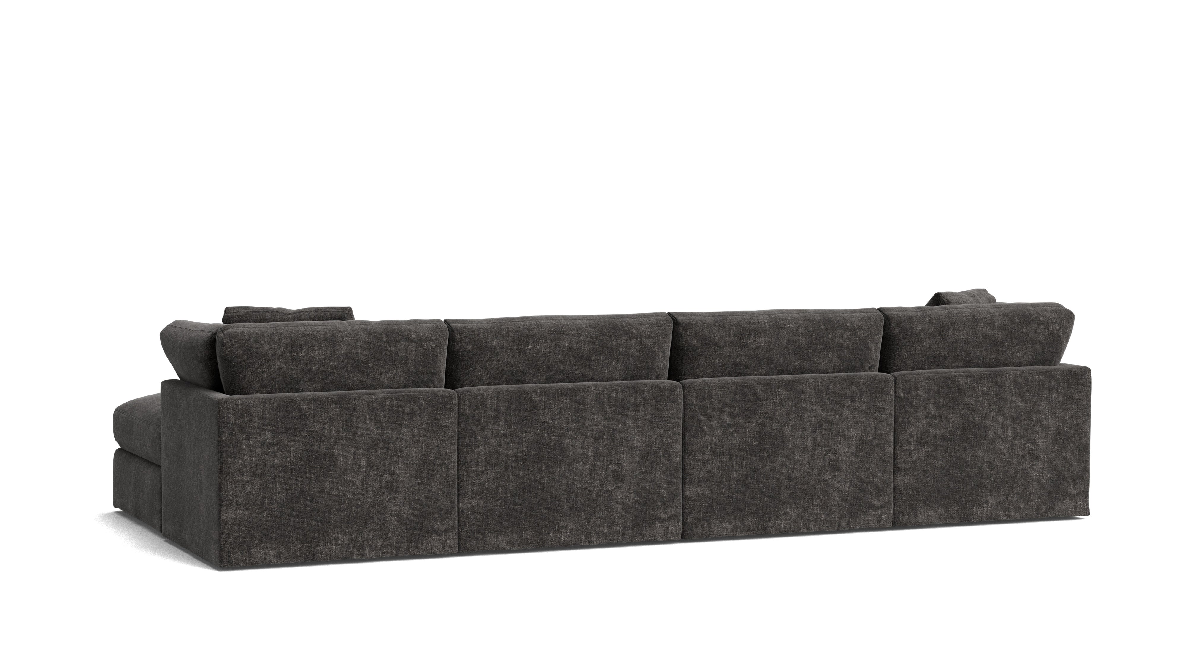 Get Together™ 6 - Piece Modular U - Shaped Sectional, Standard, Truffle - Sundays CompanySEC-YJ-045-003