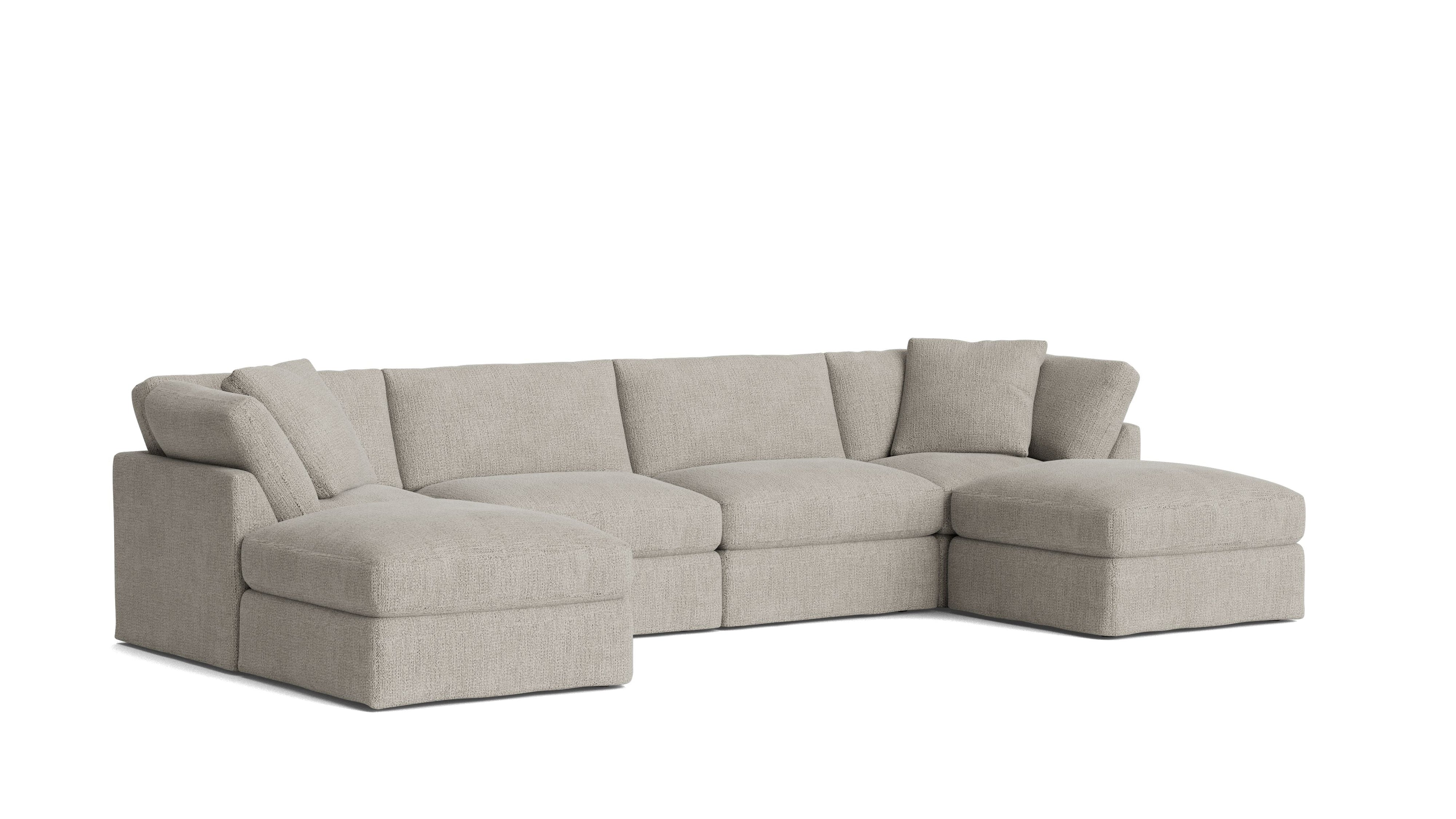 Get Together™ 6-Piece Modular U-Shaped Sectional, Standard, Oatmeal