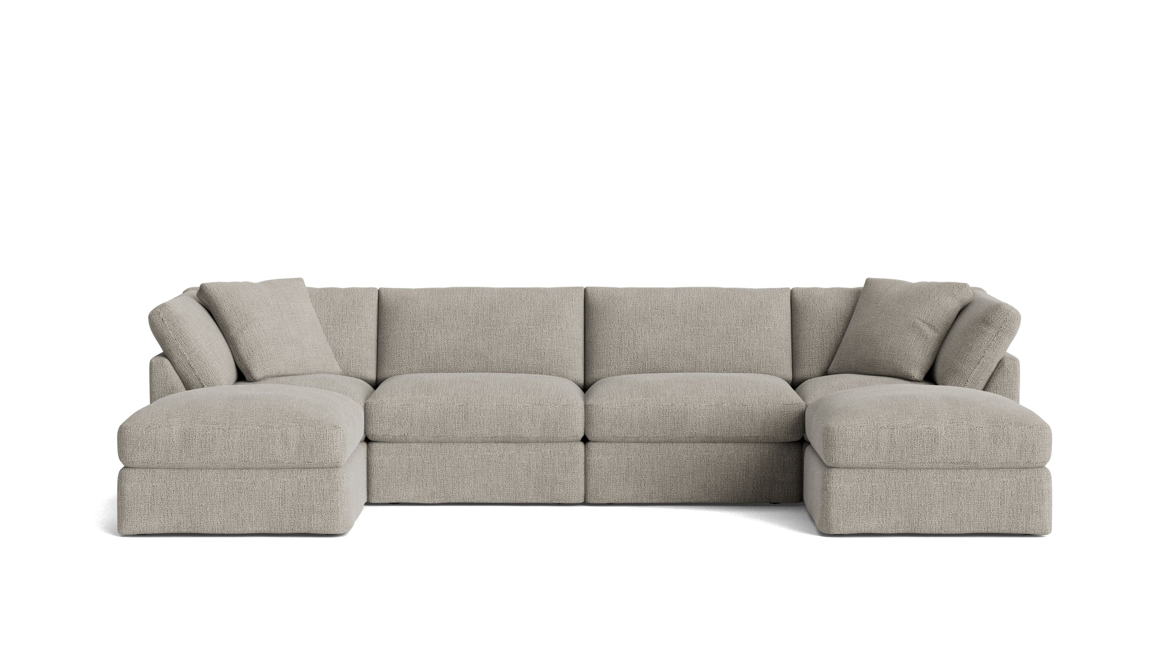 Get Together™ 6-Piece Modular U-Shaped Sectional, Standard, Oatmeal