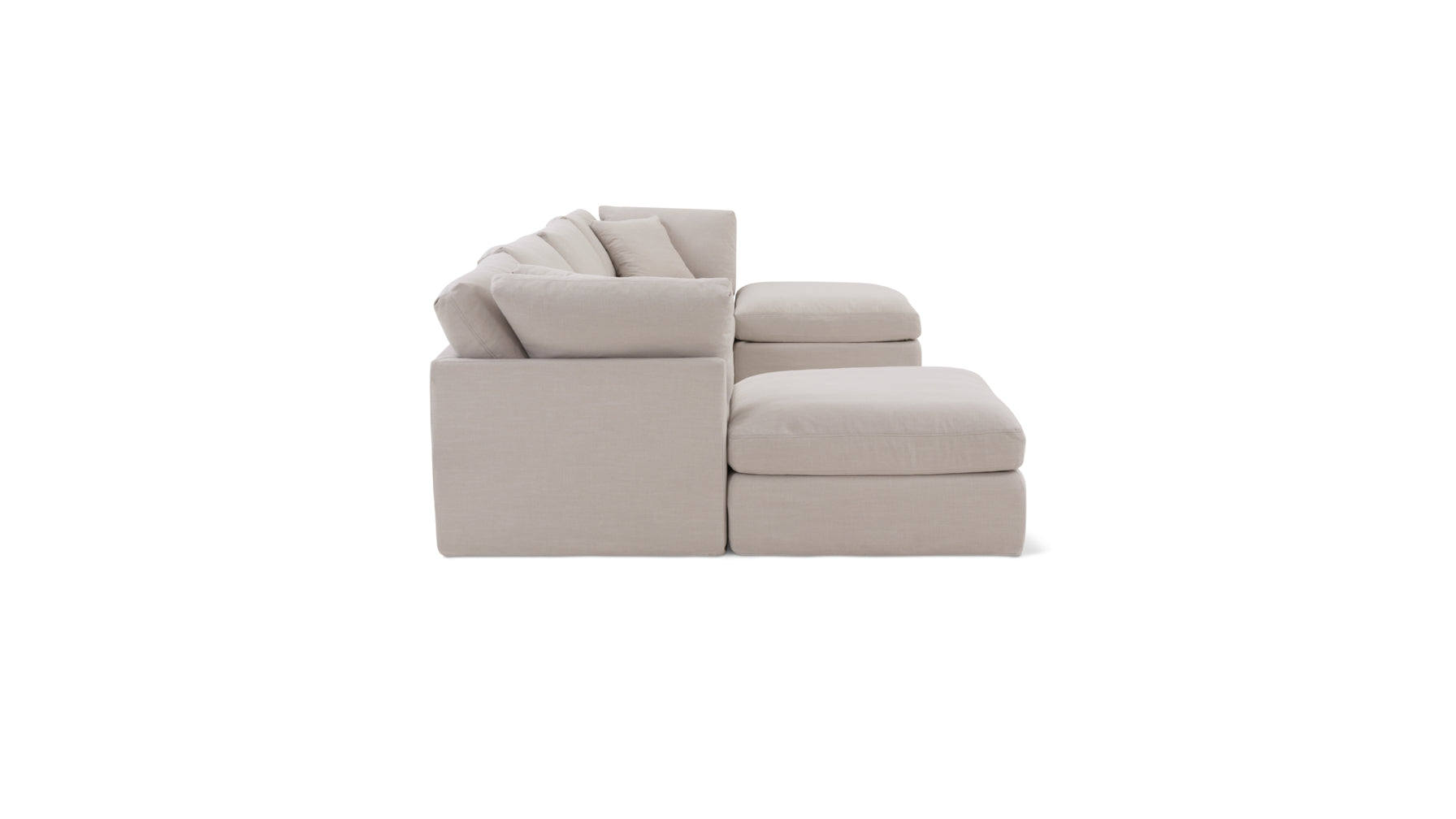 Get Together™ 6-Piece Modular U-Shaped Sectional, Standard, Clay - Image 6