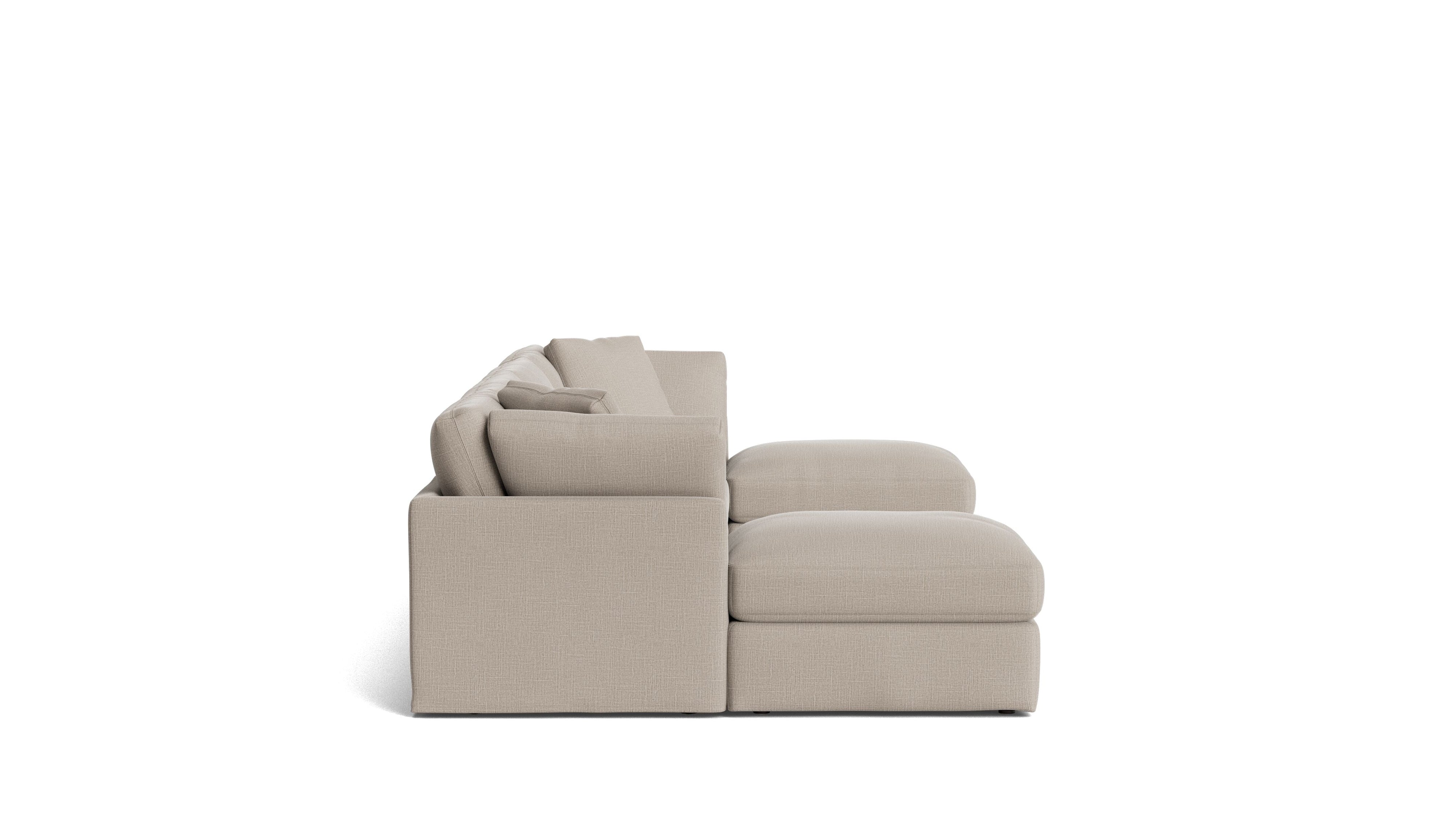 Get Together™ 6-Piece Modular U-Shaped Sectional, Standard, Light Pebble