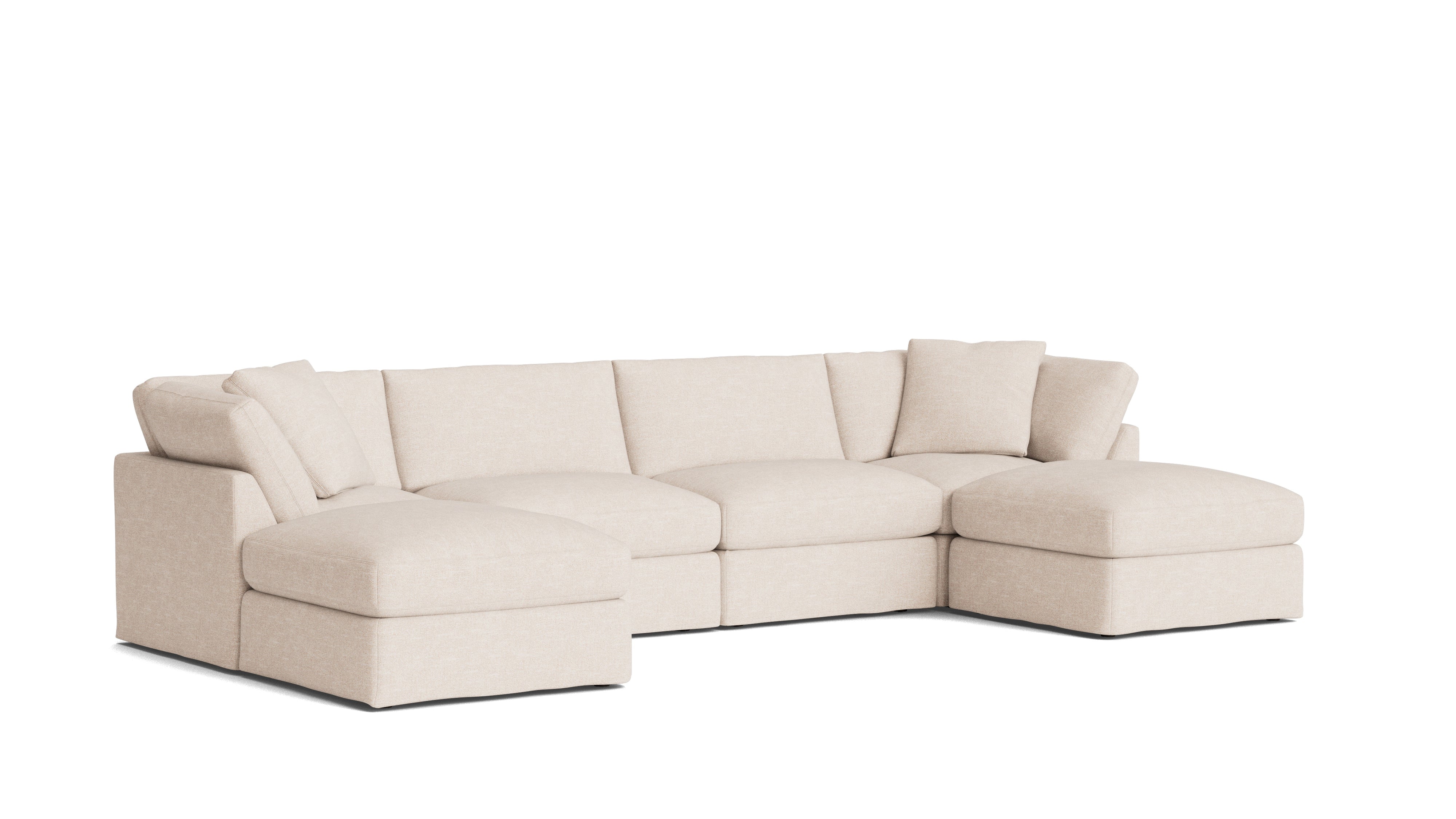 Get Together™ 6-Piece Modular U-Shaped Sectional, Standard, Sunbeam