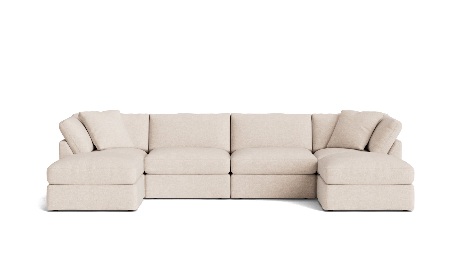 Get Together™ 6-Piece Modular U-Shaped Sectional, Standard, Sunbeam_image