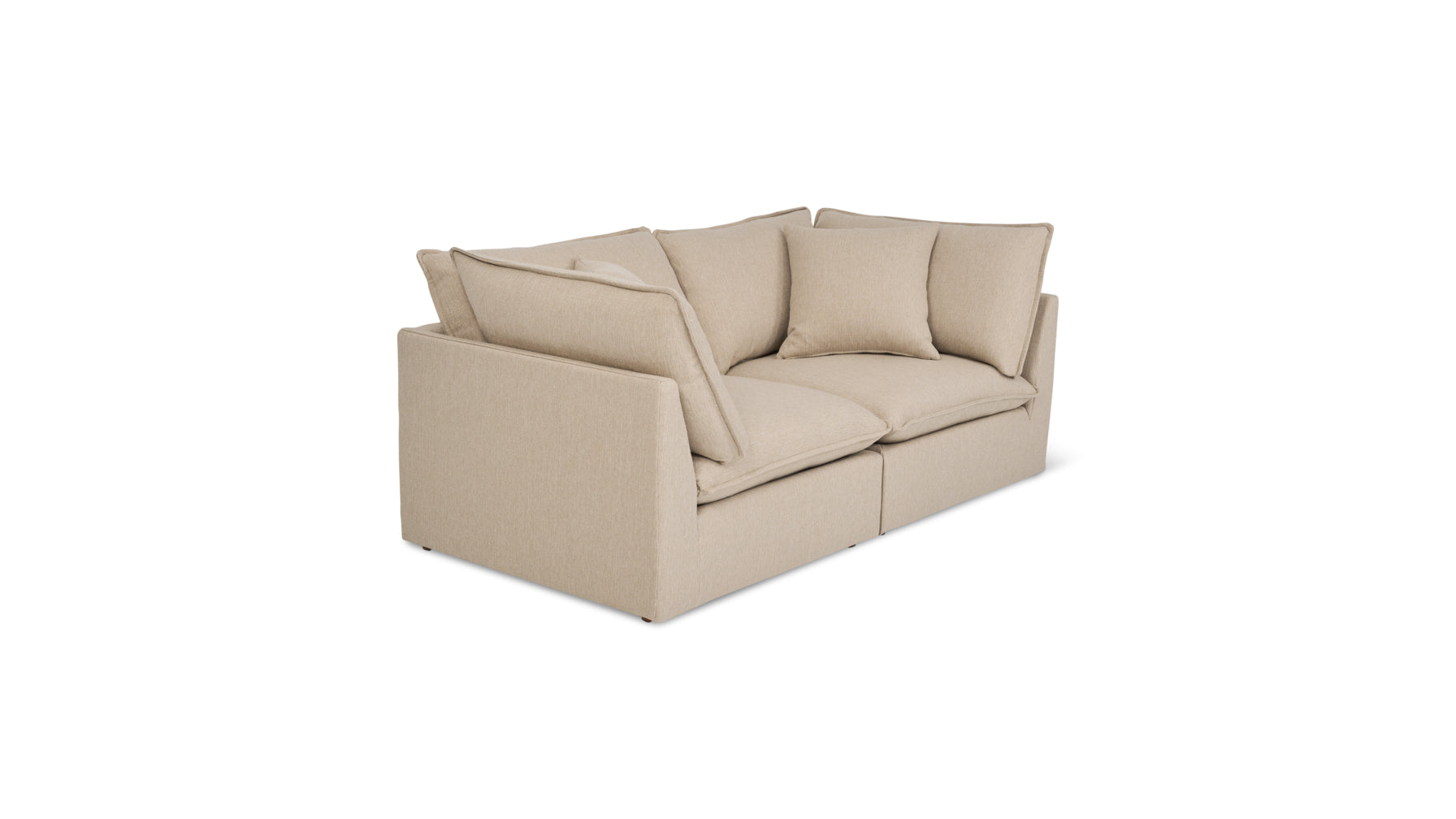 Chill Time 2-Piece Modular Sofa, Biscuit - Image 2