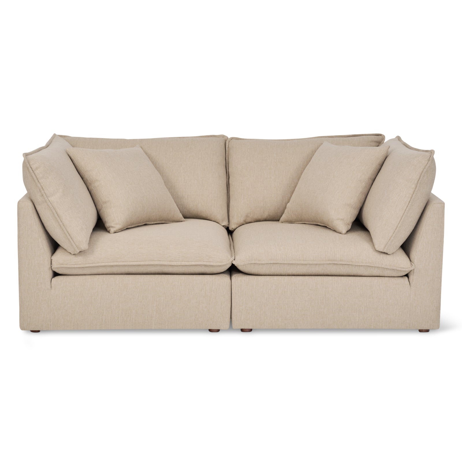 Chill Time 2-Piece Modular Sofa, Biscuit - Image 8