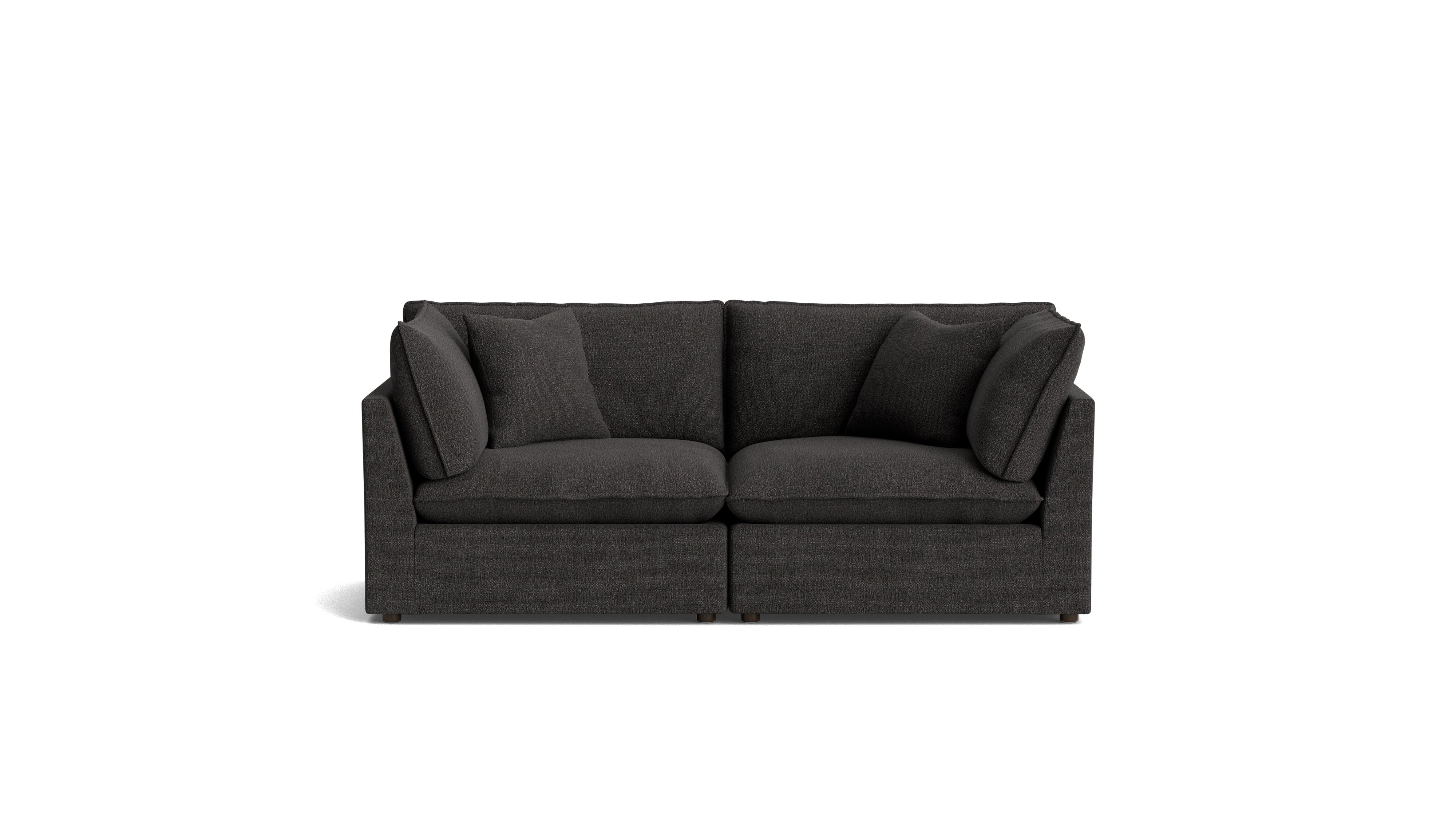 Chill Time 2-Piece Modular Sofa, Dark Shadow