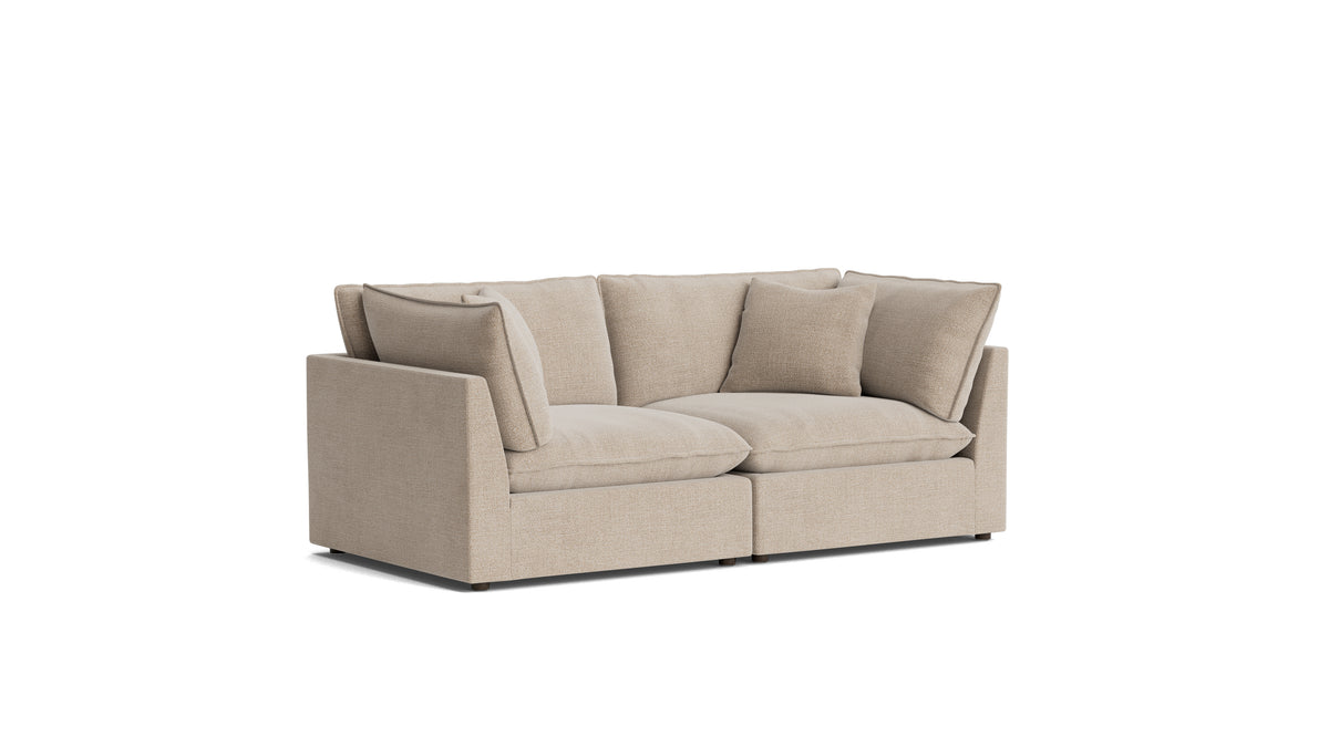 Chill Time 2-Piece Modular Sofa, Champagne — alternate view