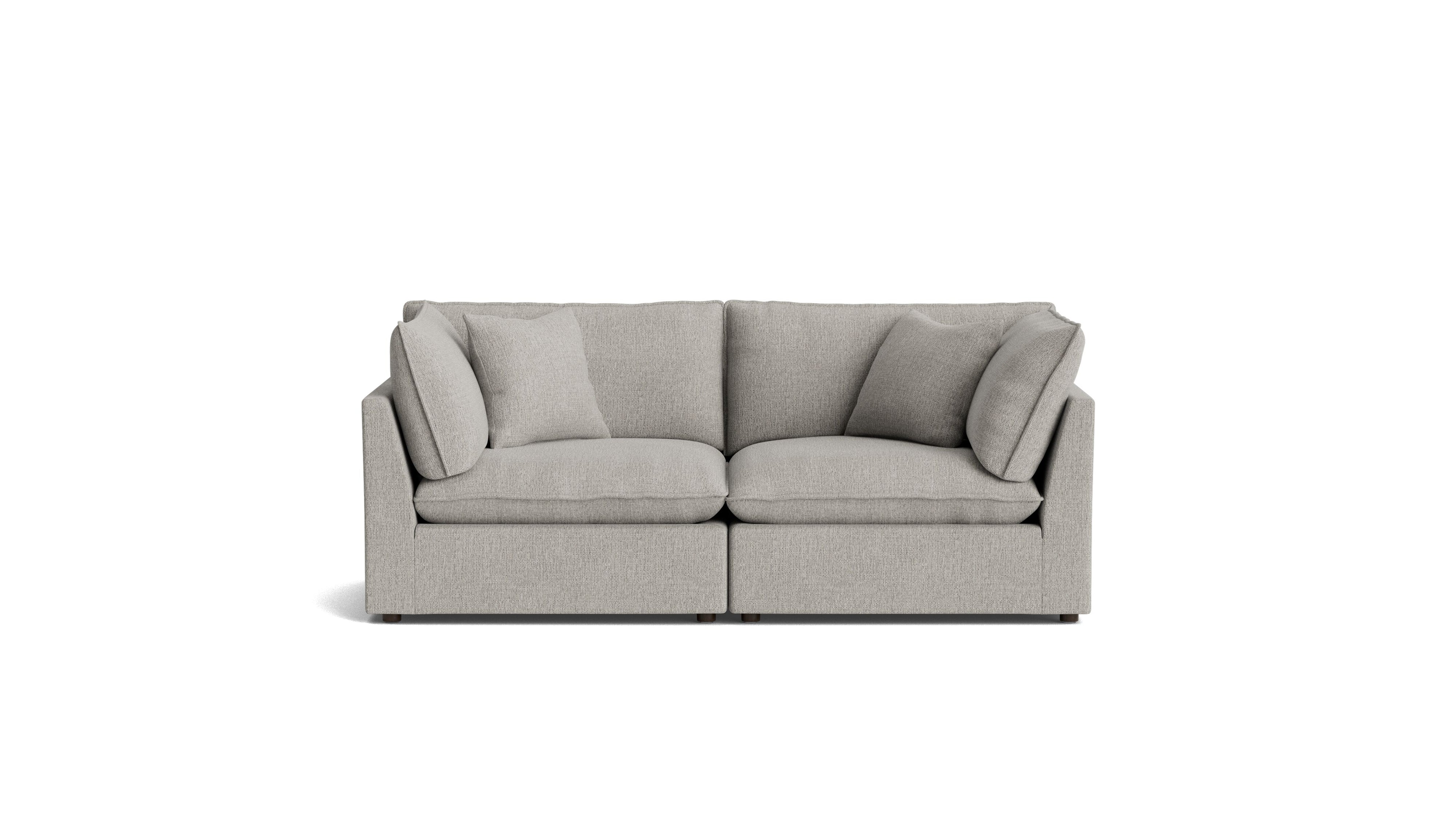 Chill Time 2 - Piece Modular Sofa, Heather - Sundays CompanySEC-YJ-046-065