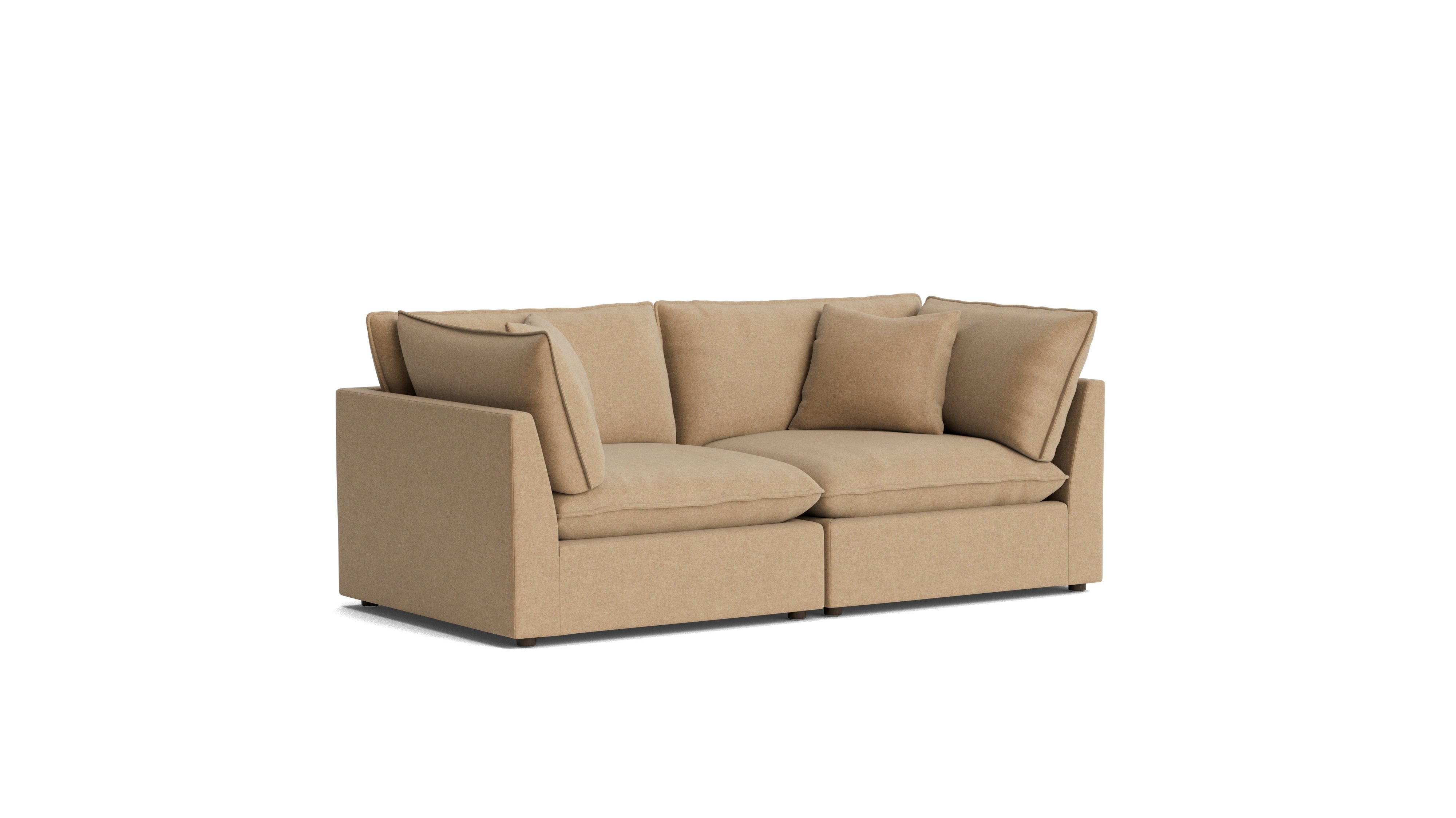 Chill Time 2 - Piece Modular Sofa, Hazelnut - Sundays CompanySEC-YJ-046-145