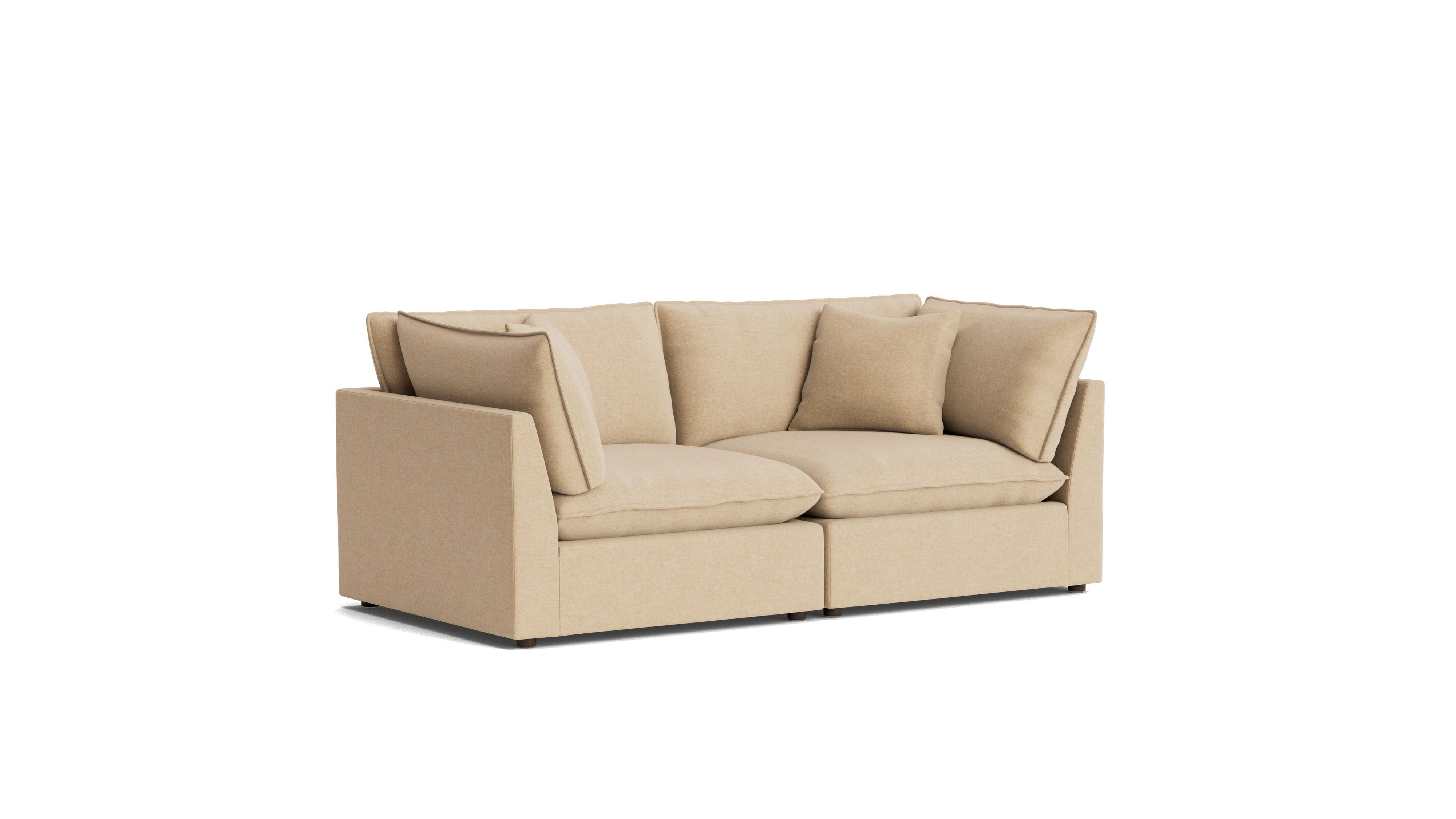 Chill Time 2-Piece Modular Sofa, Hazelnut