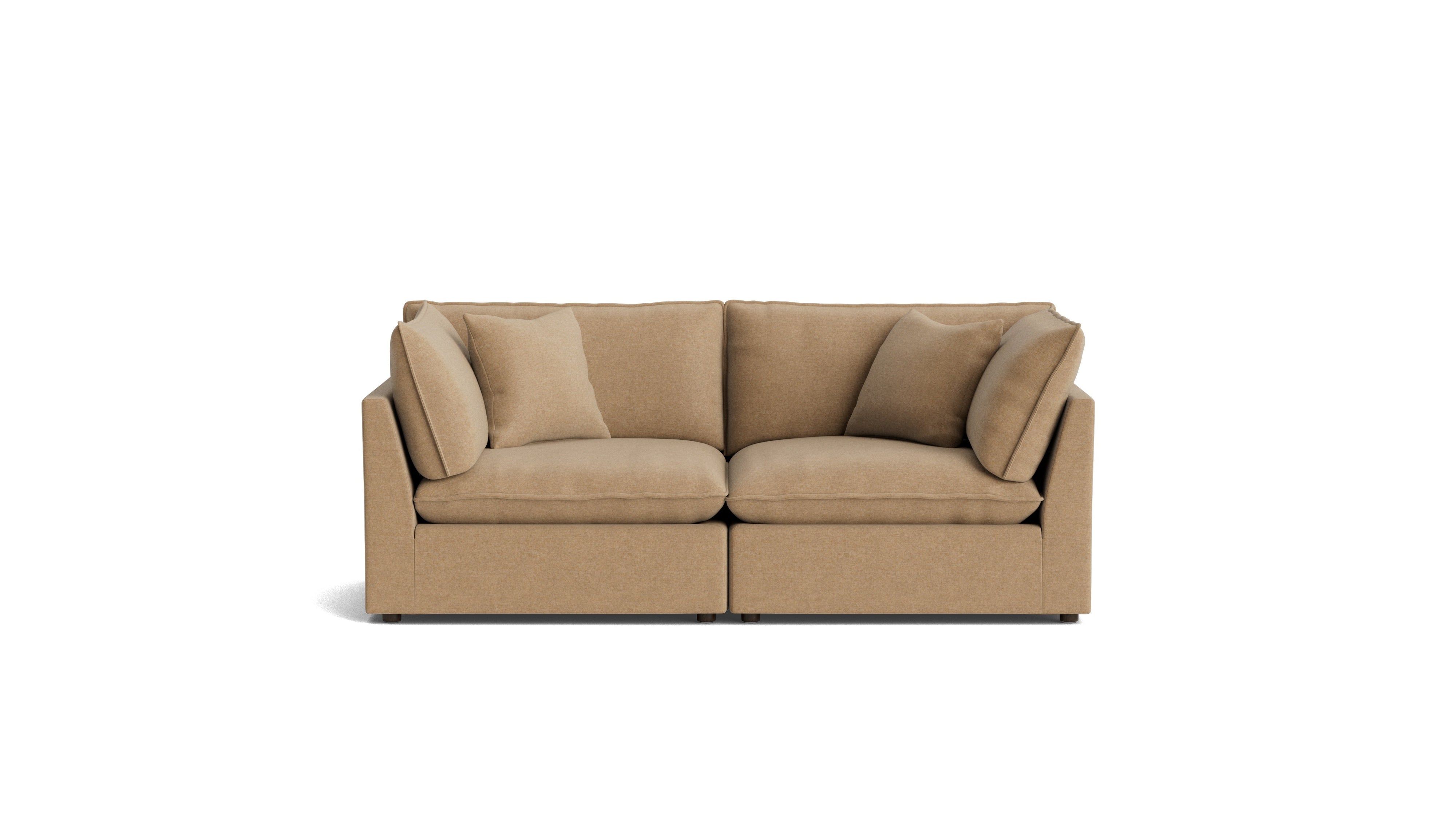 Chill Time 2-Piece Modular Sofa, Hazelnut