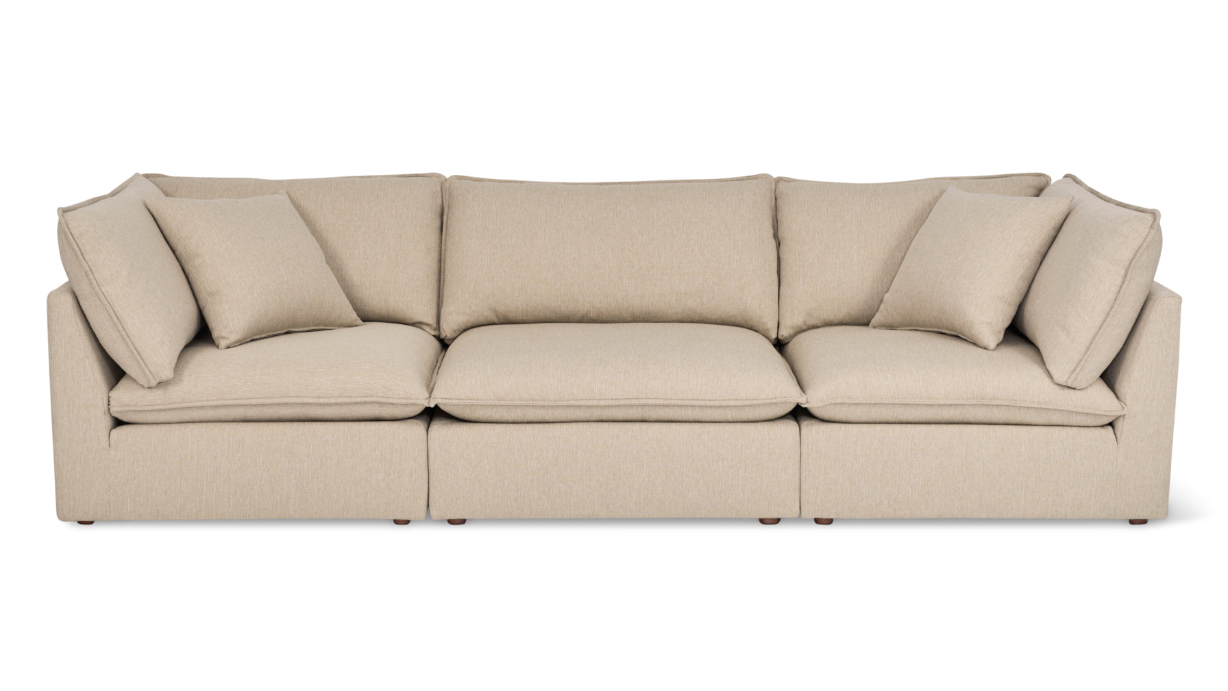Chill Time 3-Piece Modular Sofa, Biscuit - Image 1