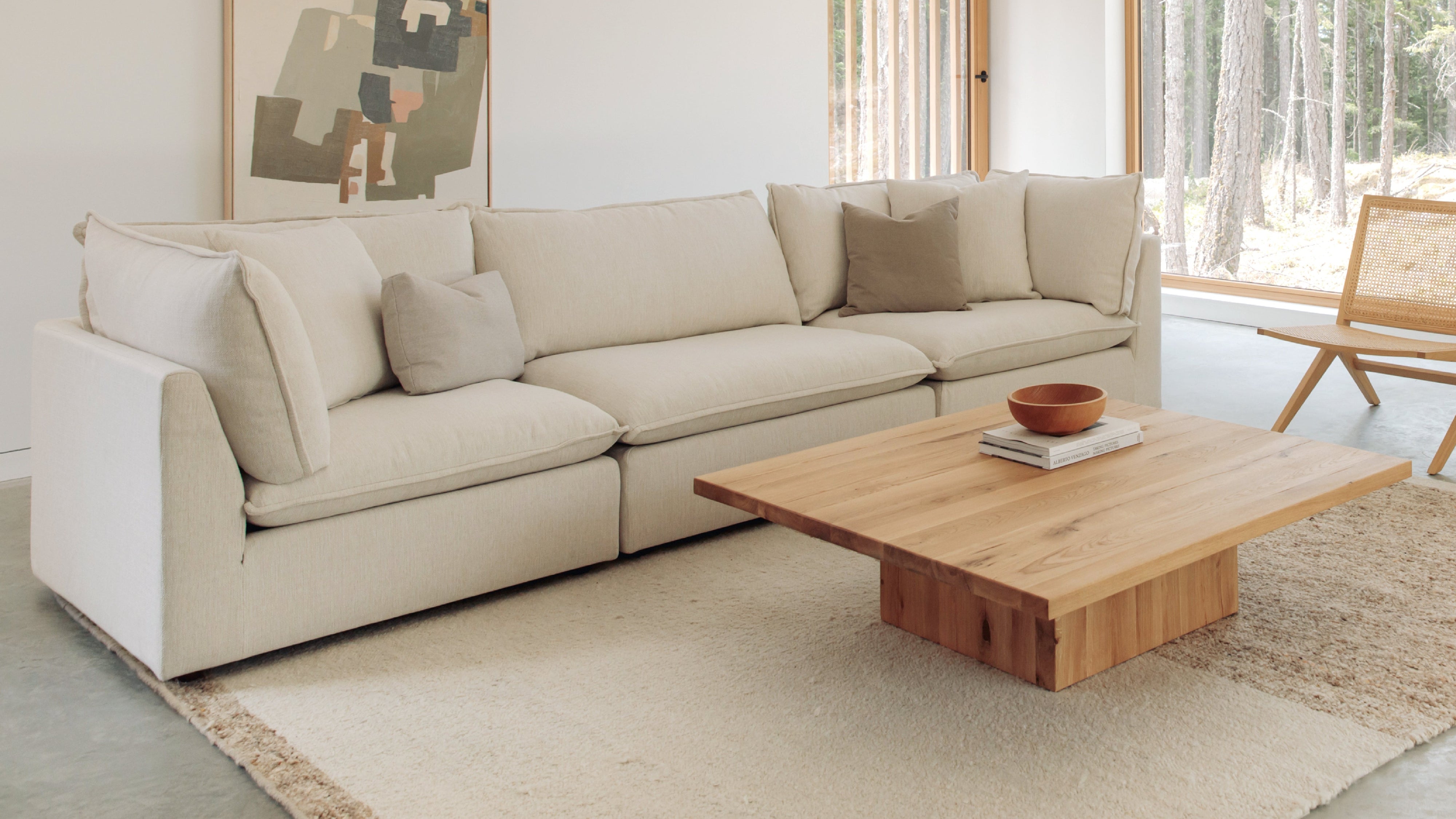 Chill Time 3-Piece Modular Sofa, Birch