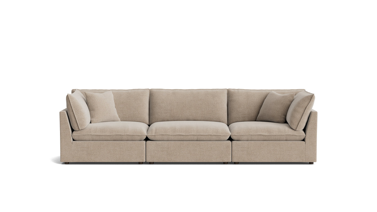 Chill Time 3-Piece Modular Sofa, Champagne