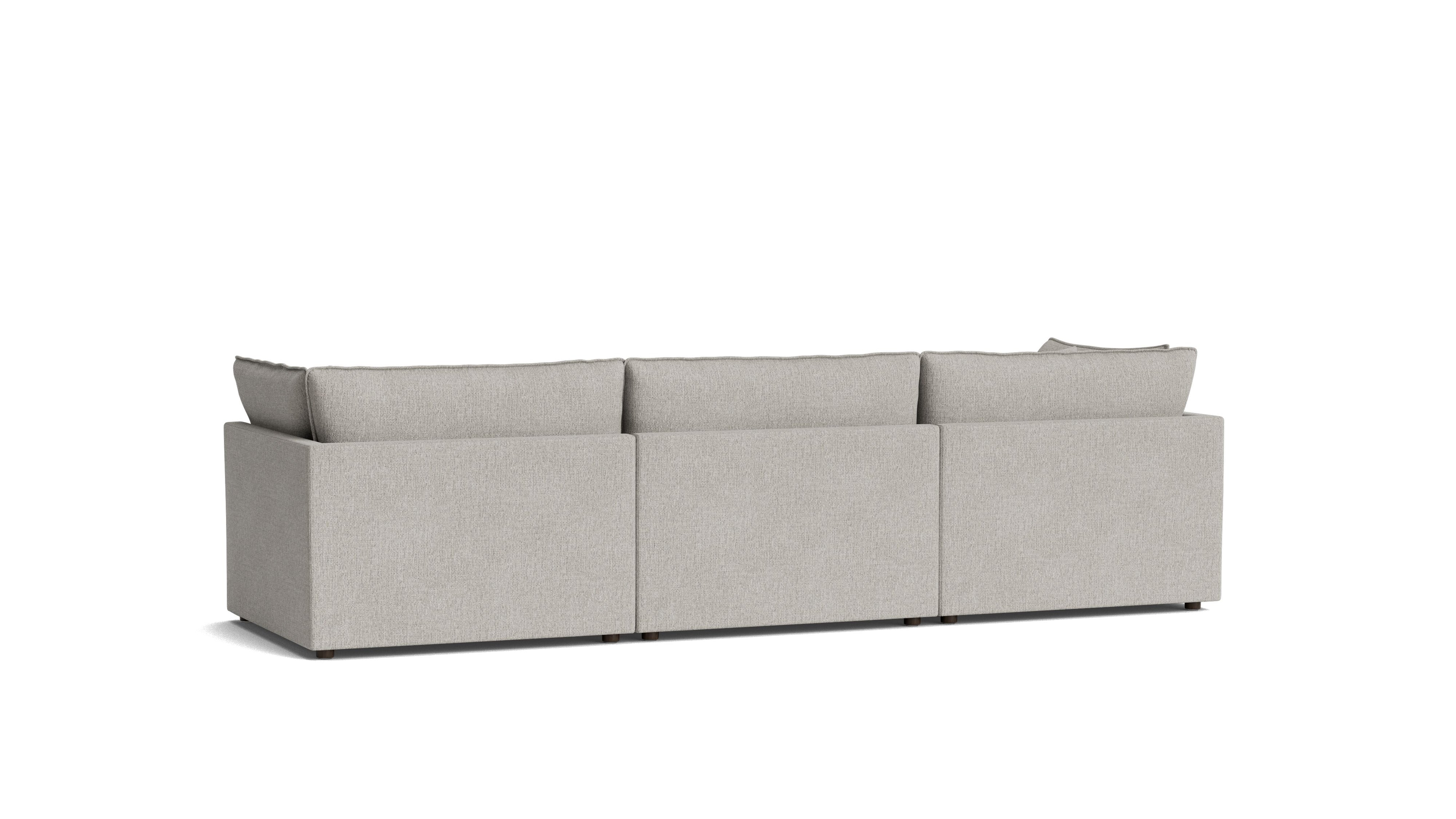 Chill Time 3 - Piece Modular Sofa, Heather - Sundays CompanySEC-YJ-047-065