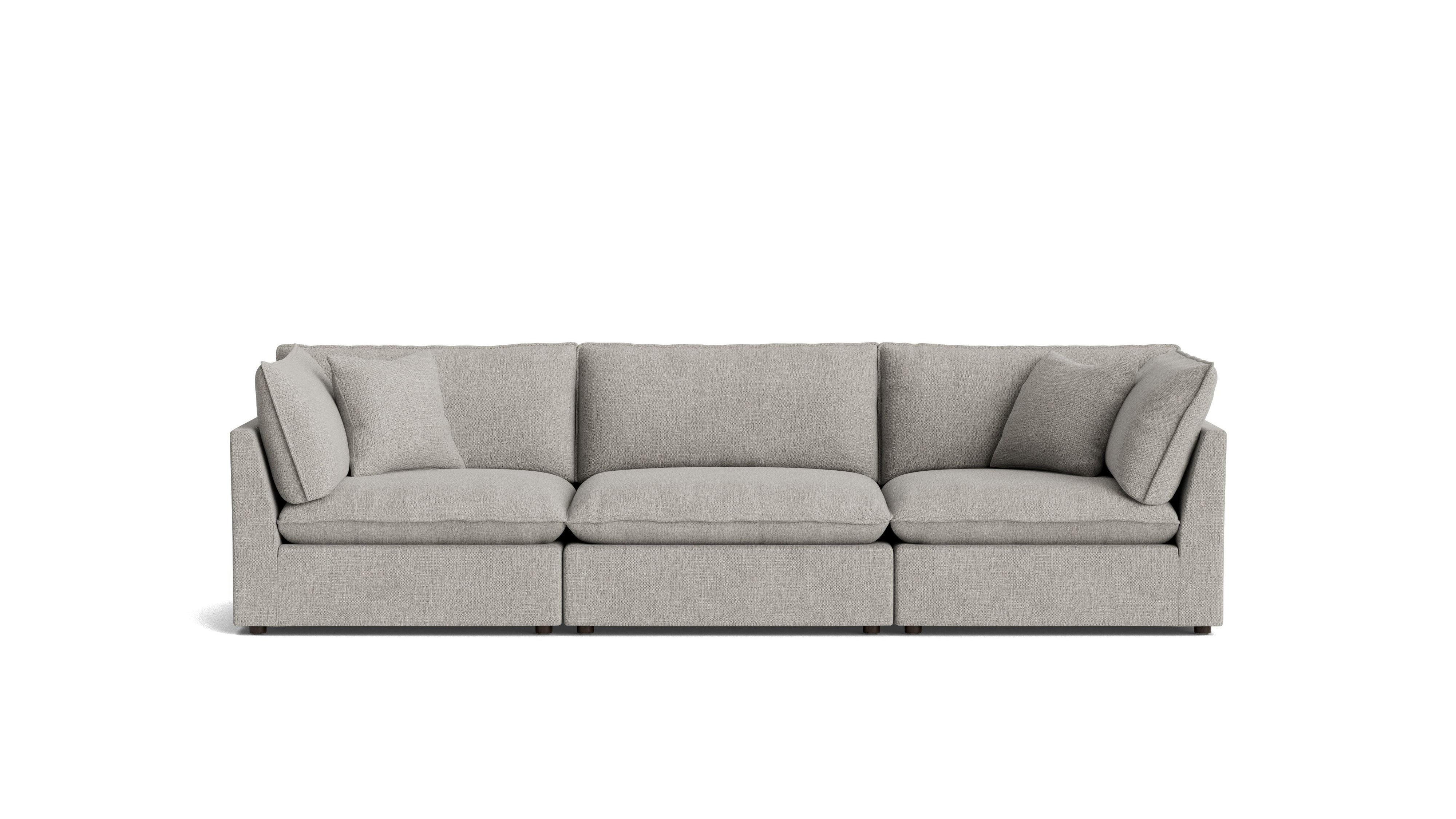 Chill Time 3-Piece Modular Sofa, Heather