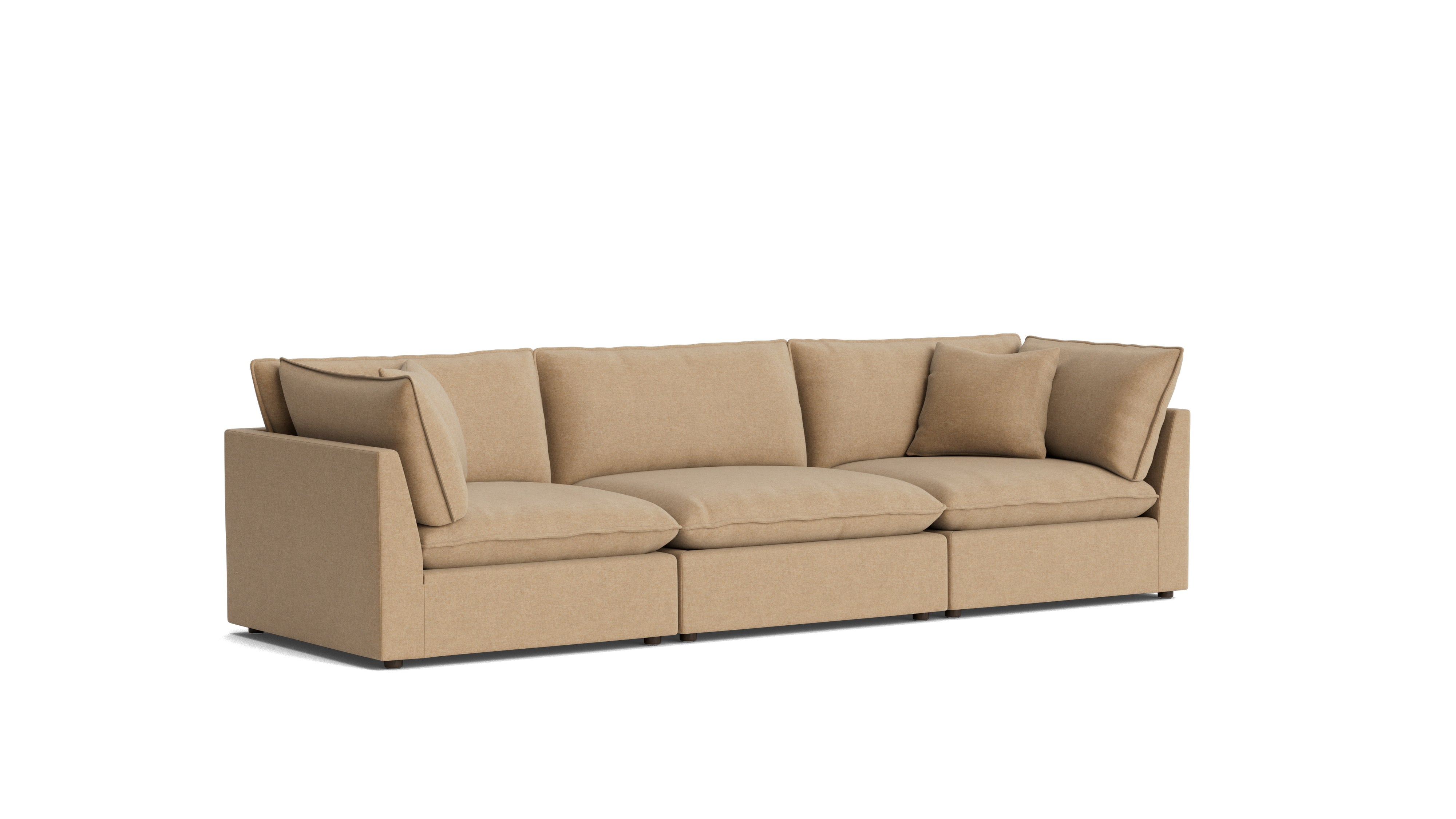 Chill Time 3 - Piece Modular Sofa, Hazelnut - Sundays CompanySEC-YJ-047-145
