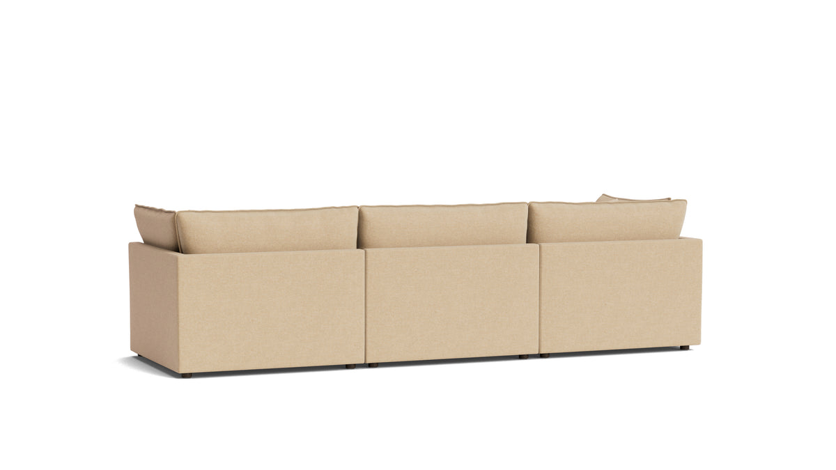 Chill Time 3-Piece Modular Sofa, Hazelnut — alternate view
