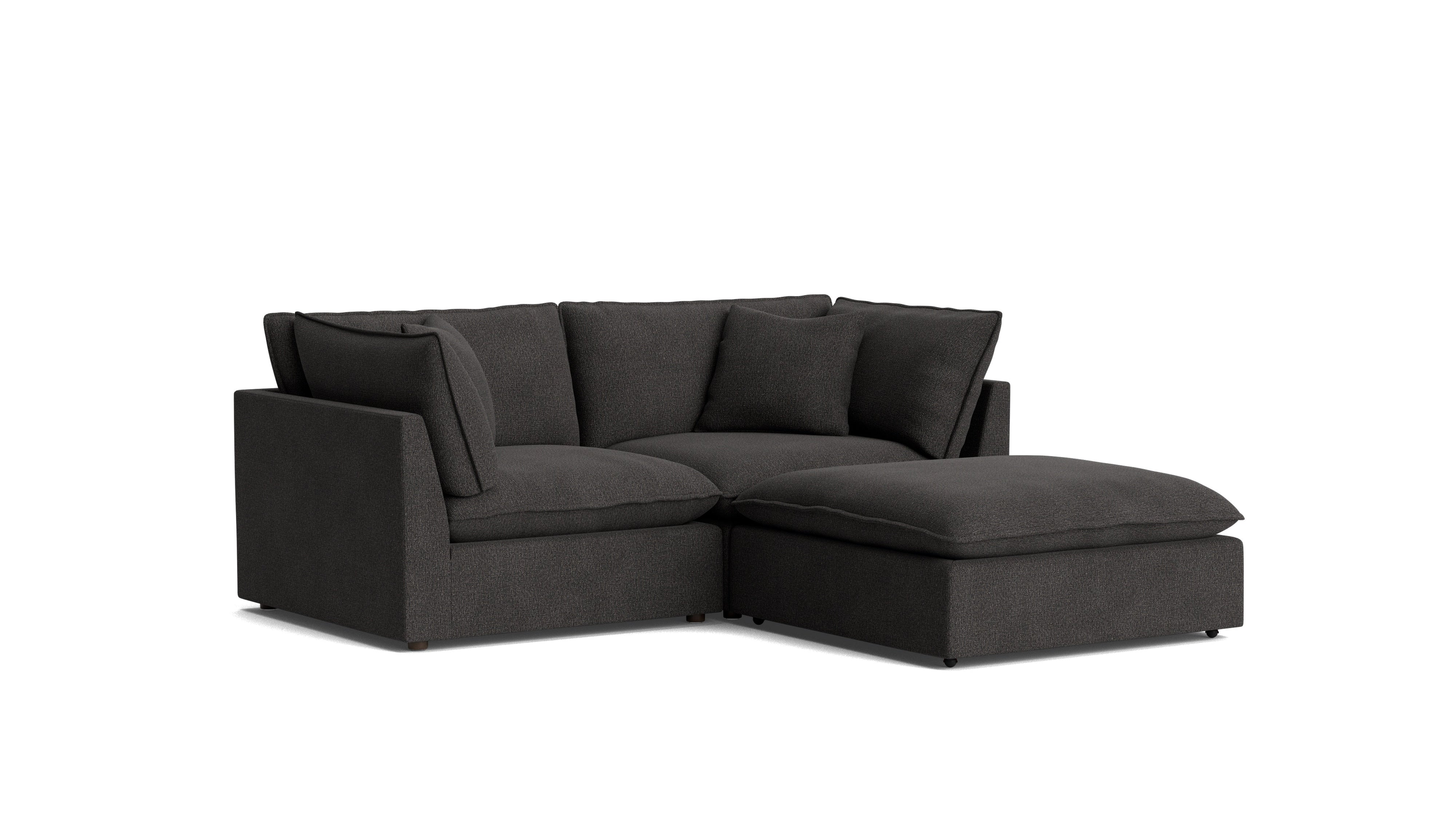 Chill Time 3-Piece Modular Sectional, Dark Shadow