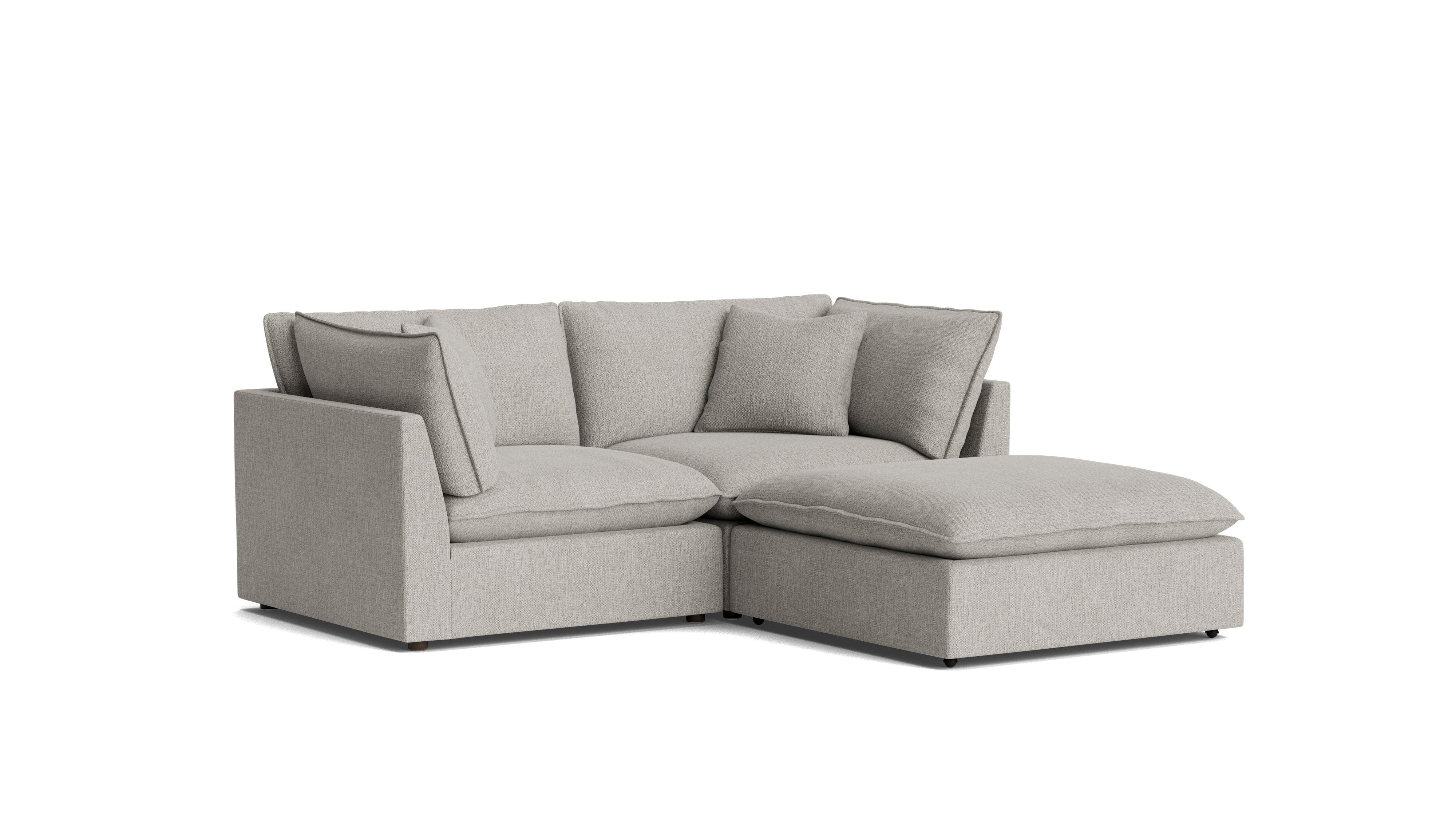 Chill Time 3 - Piece Modular Sectional, Heather - Sundays CompanySEC-YJ-048-065