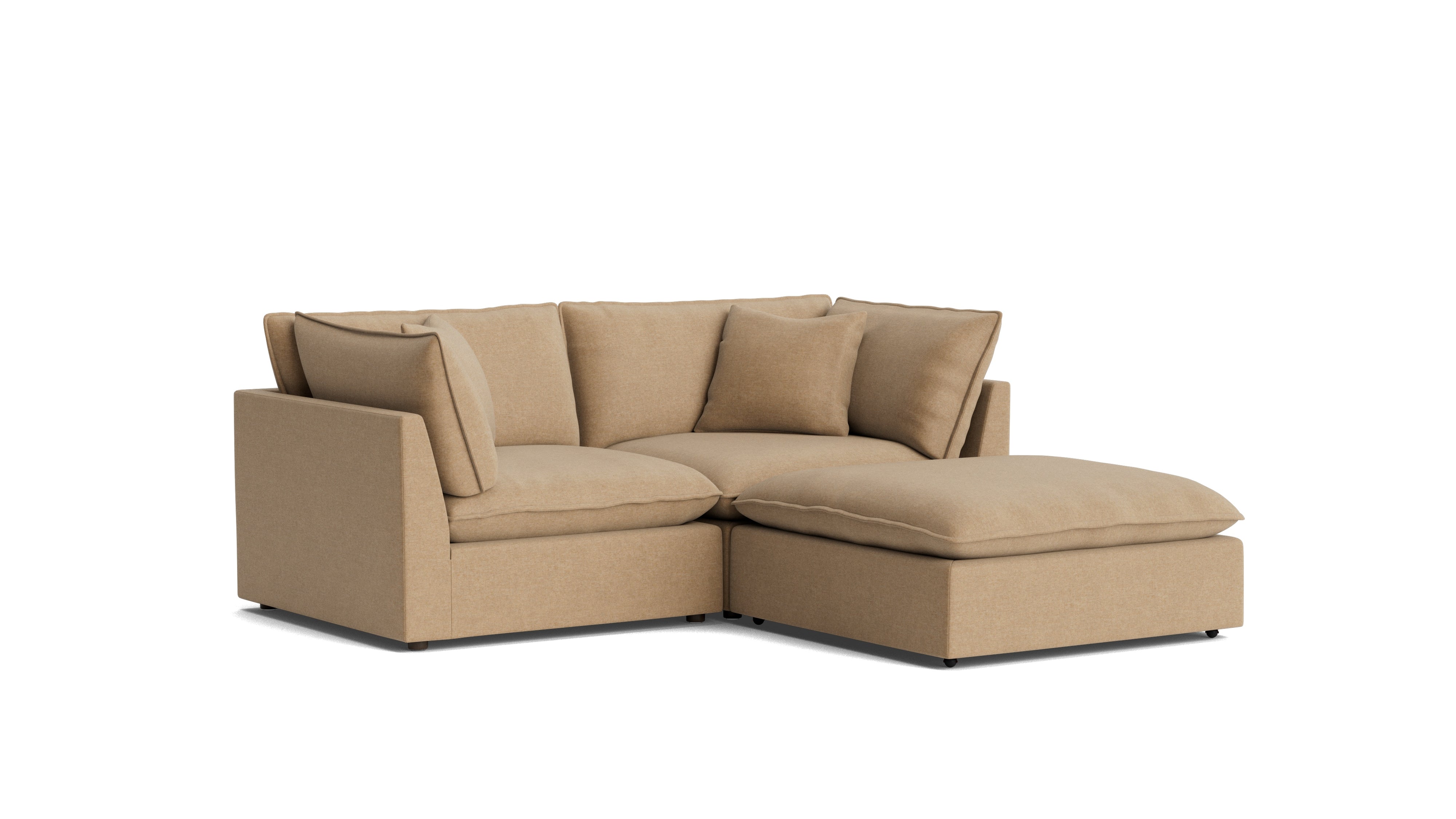 Chill Time 3 - Piece Modular Sectional, Hazelnut - Sundays CompanySEC-YJ-048-145