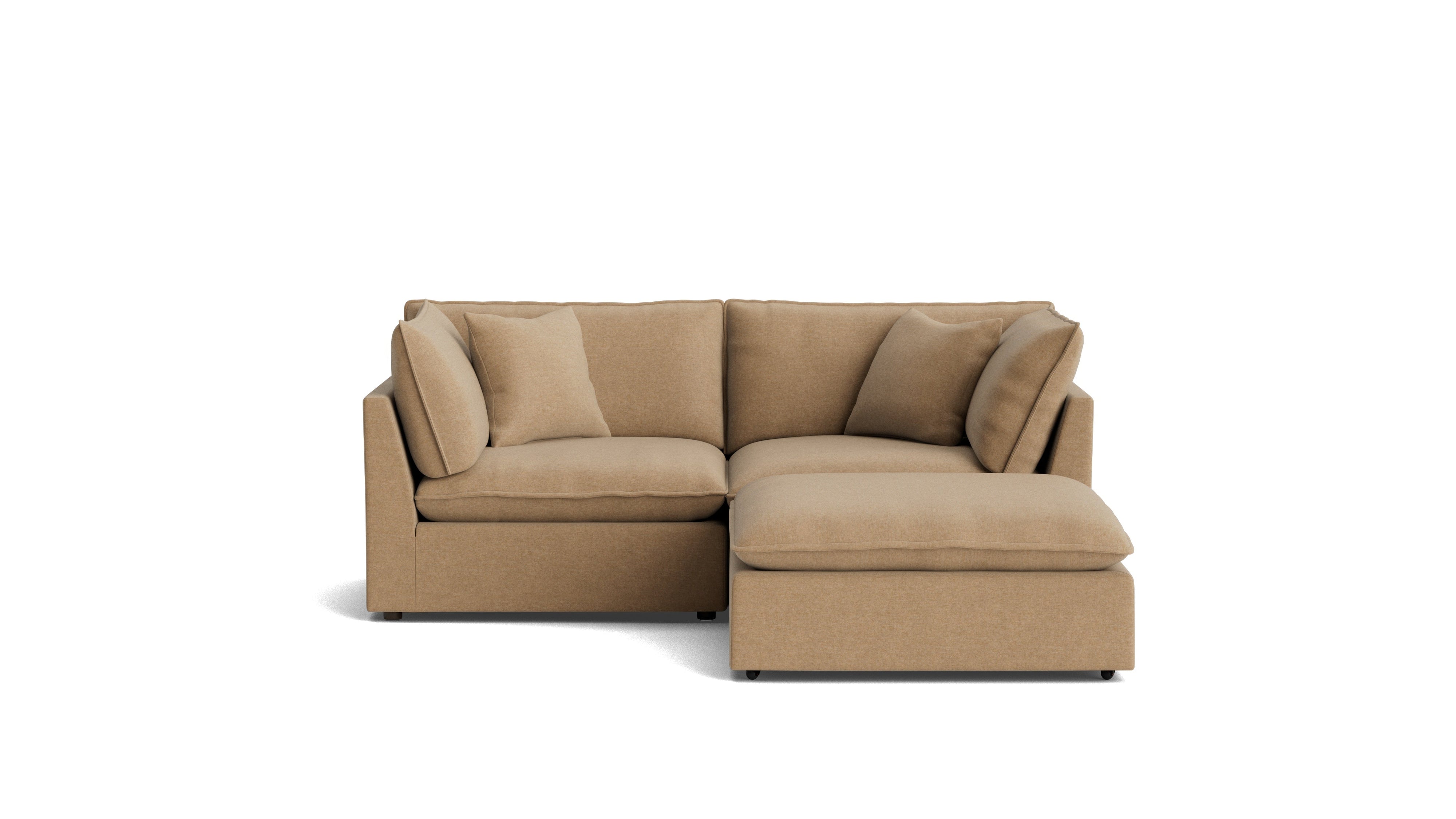 Chill Time 3-Piece Modular Sectional, Hazelnut