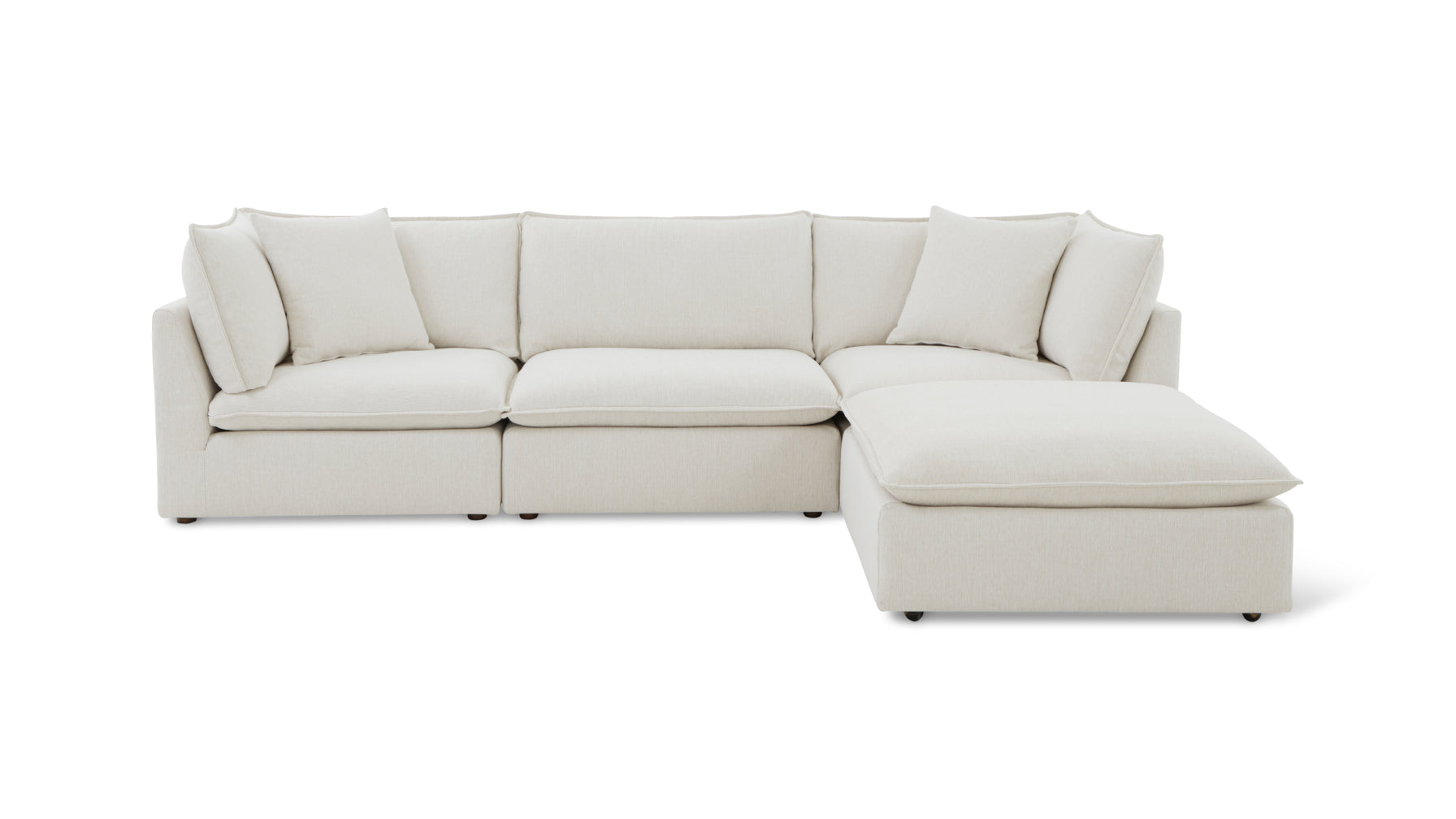 Chill Time 4-Piece Modular Sectional, Birch - Image 1