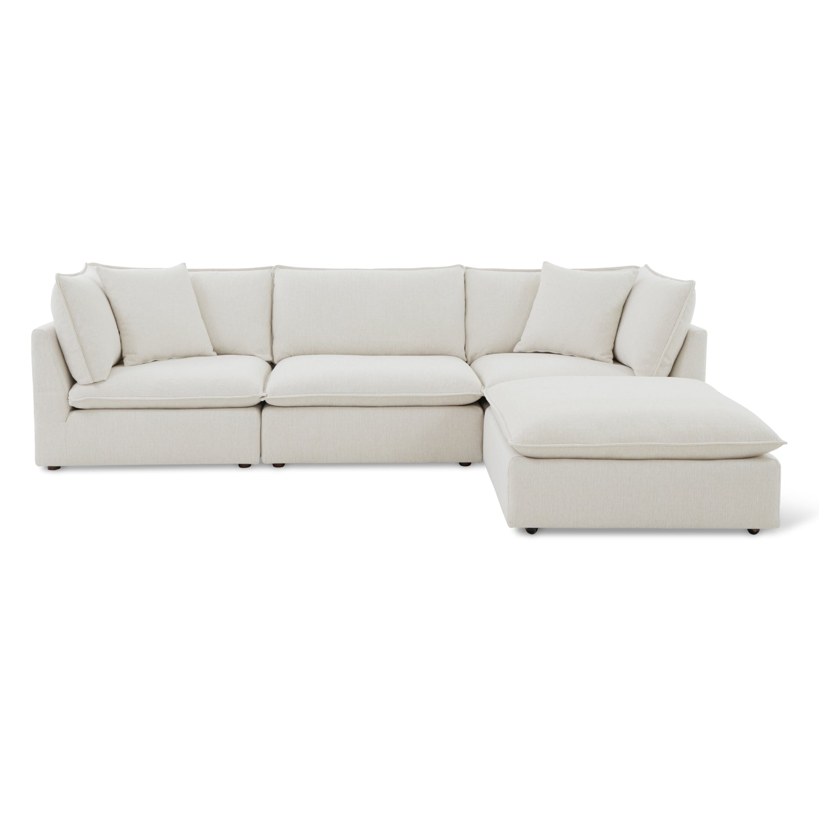 Chill Time 4-Piece Modular Sectional, Birch - Image 11