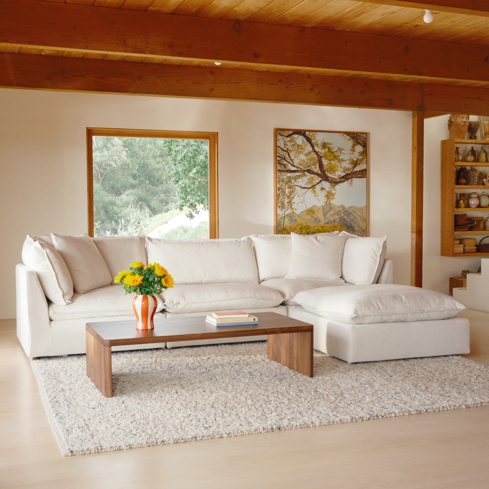 Chill Time 2-Piece Modular Sofa, Nomad Snow - Sundays Company