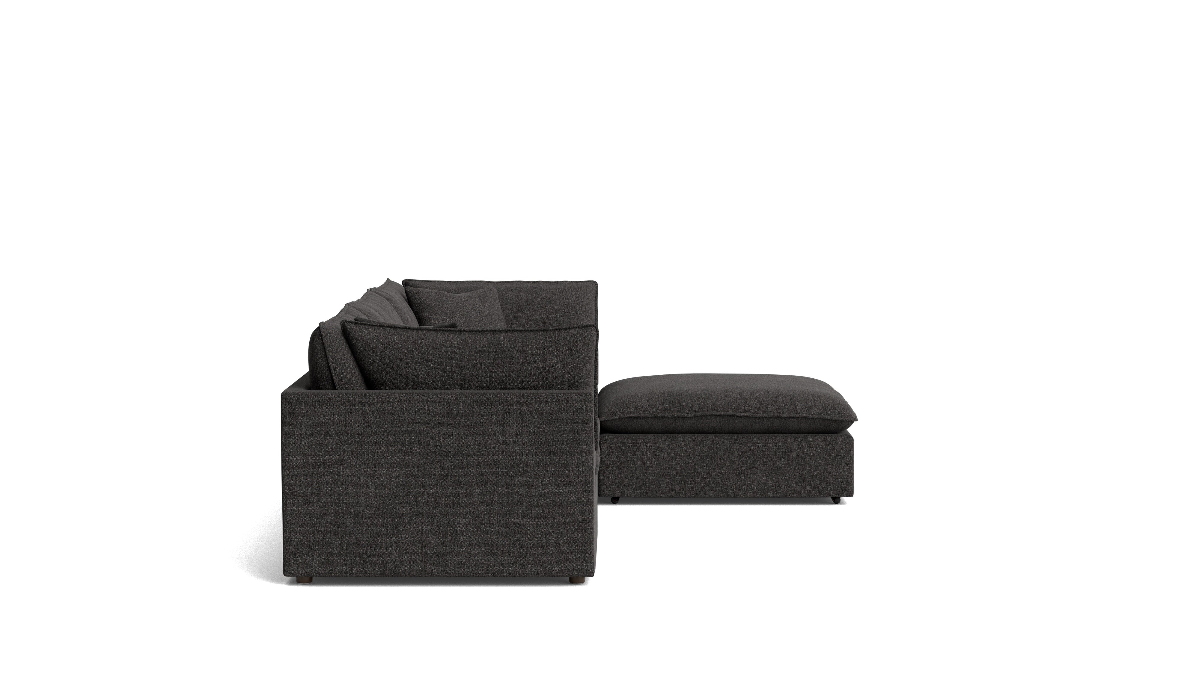 Chill Time 4-Piece Modular Sectional, Dark Shadow