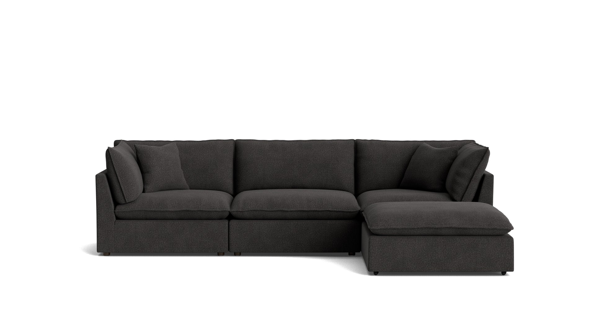Chill Time 4-Piece Modular Sectional, Dark Shadow_image