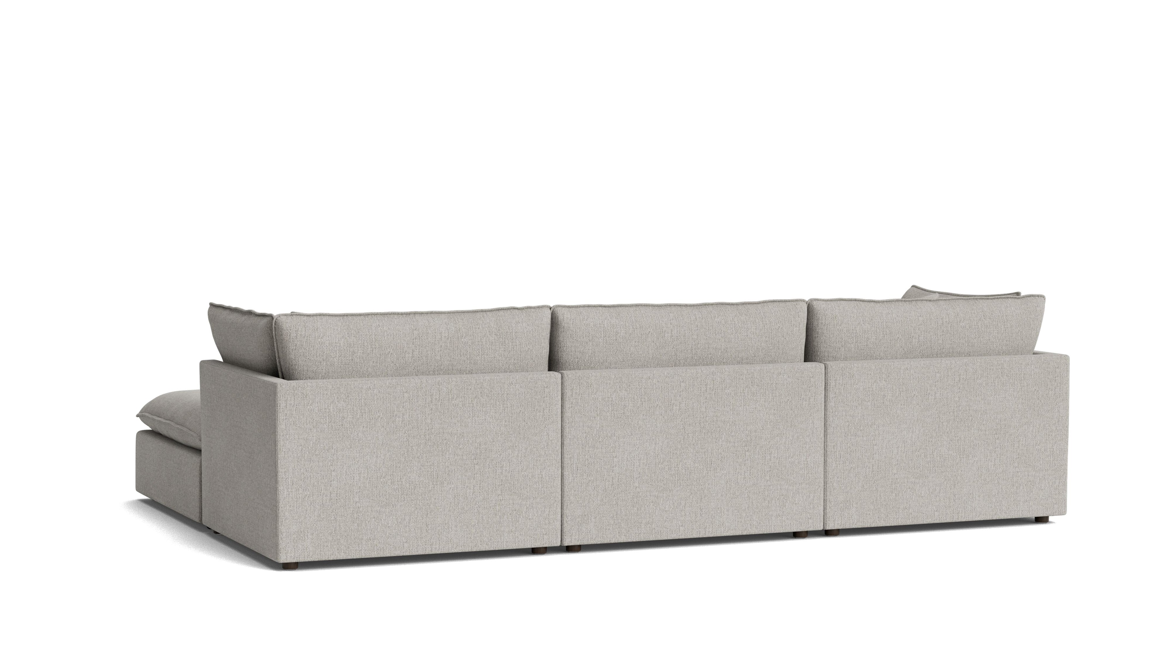 Chill Time 4 - Piece Modular Sectional, Heather - Sundays CompanySEC-YJ-049-065