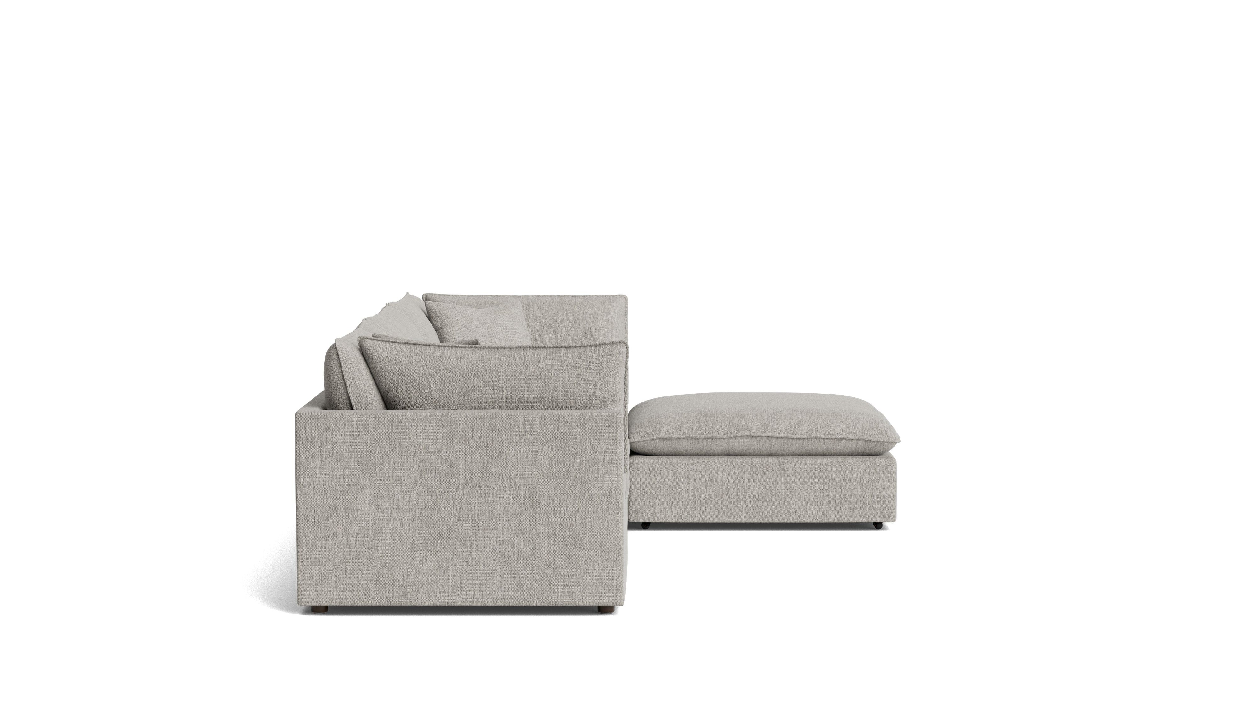 Chill Time 4 - Piece Modular Sectional, Heather - Sundays CompanySEC-YJ-049-065