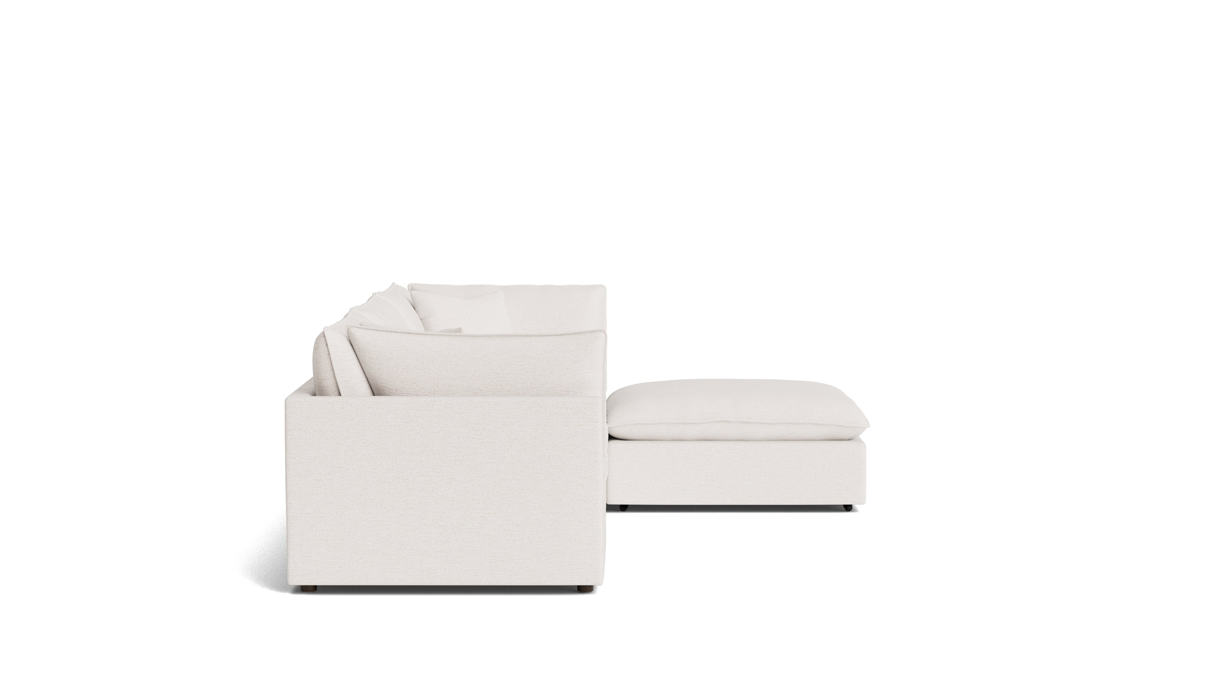 Chill Time 4-Piece Modular Sectional, Nomad Snow