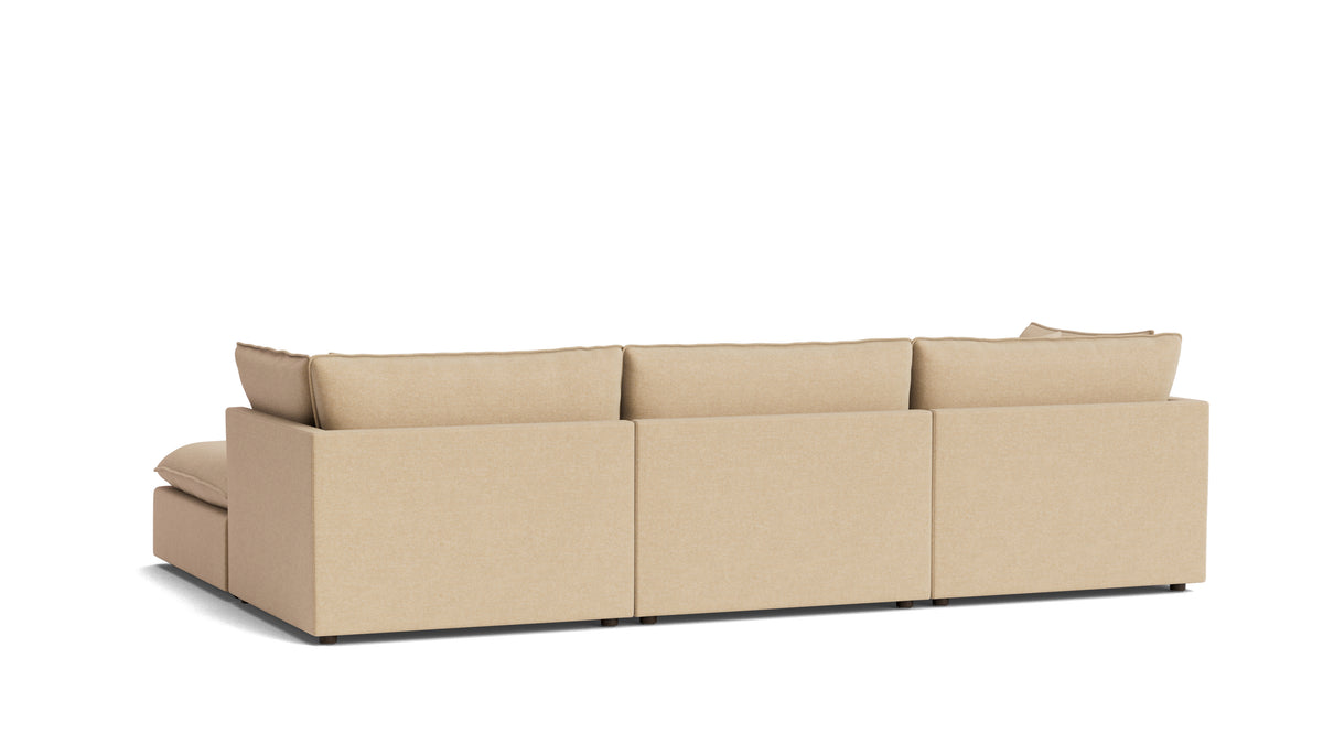 Chill Time 4-Piece Modular Sectional, Hazelnut — alternate view