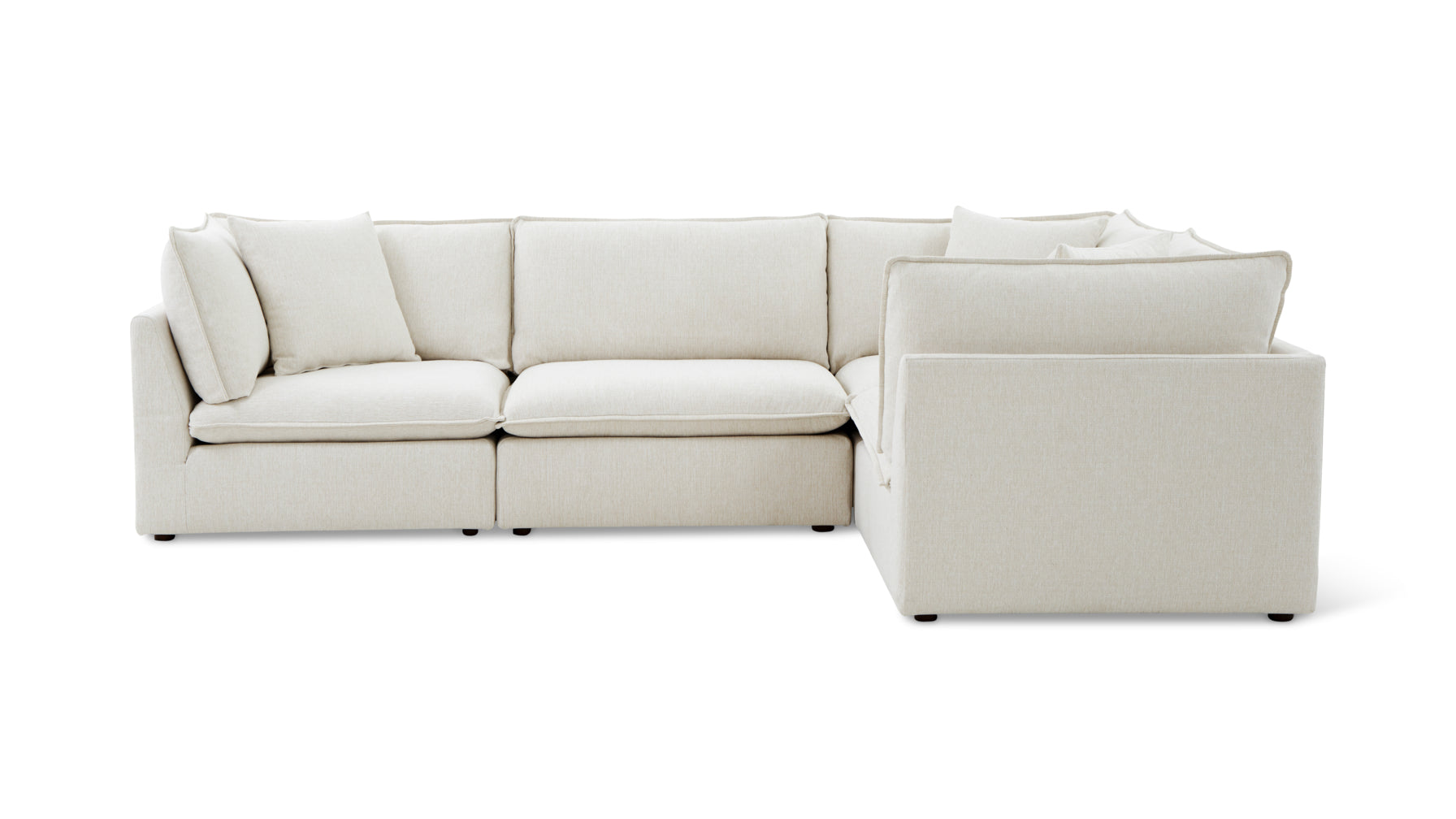 Chill Time 4-Piece Modular Sectional Closed, Birch - Image 1