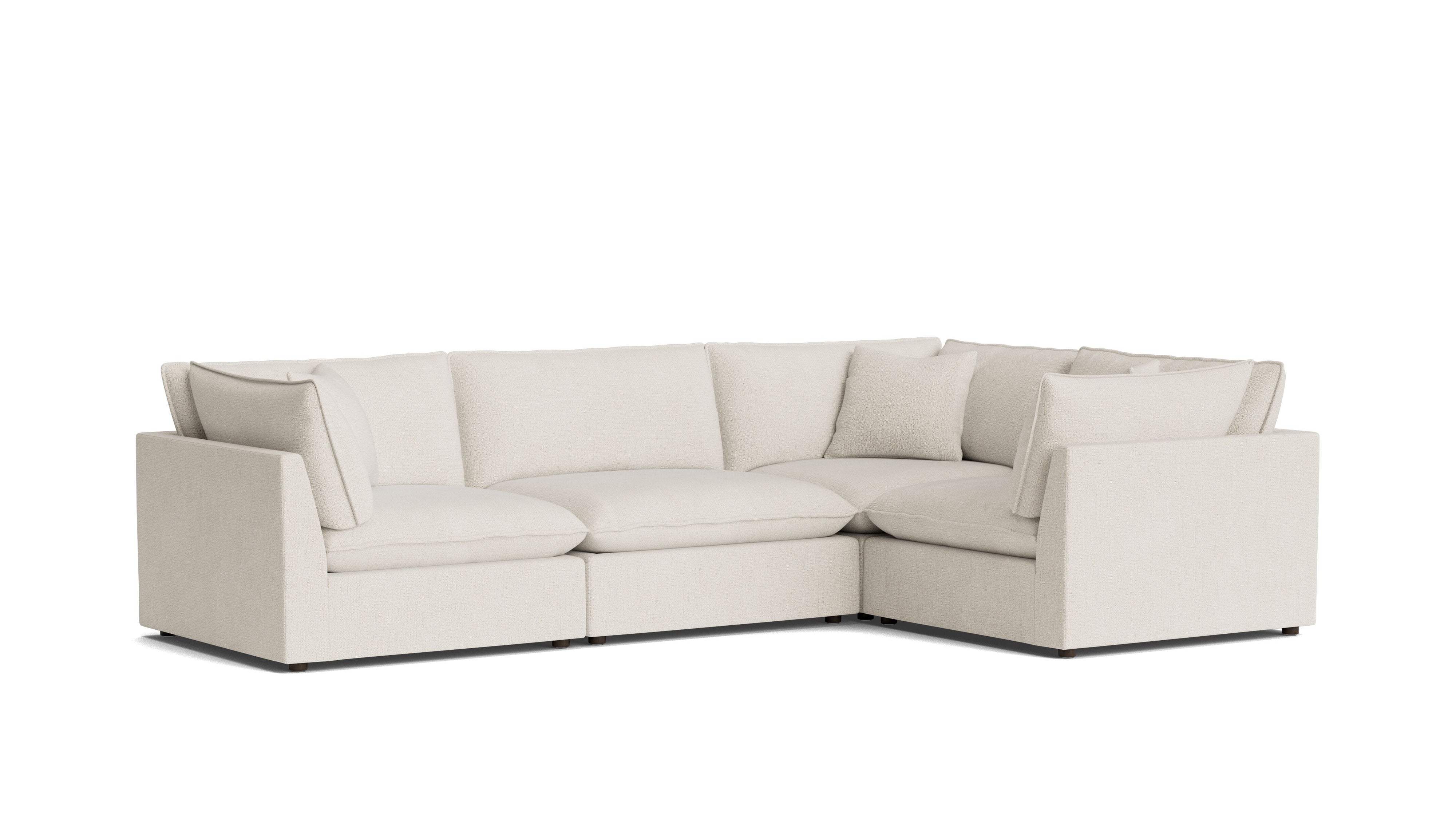 Chill Time 4 - Piece Modular Sectional Closed, Birch - Sundays CompanySEC-YJ-050-024