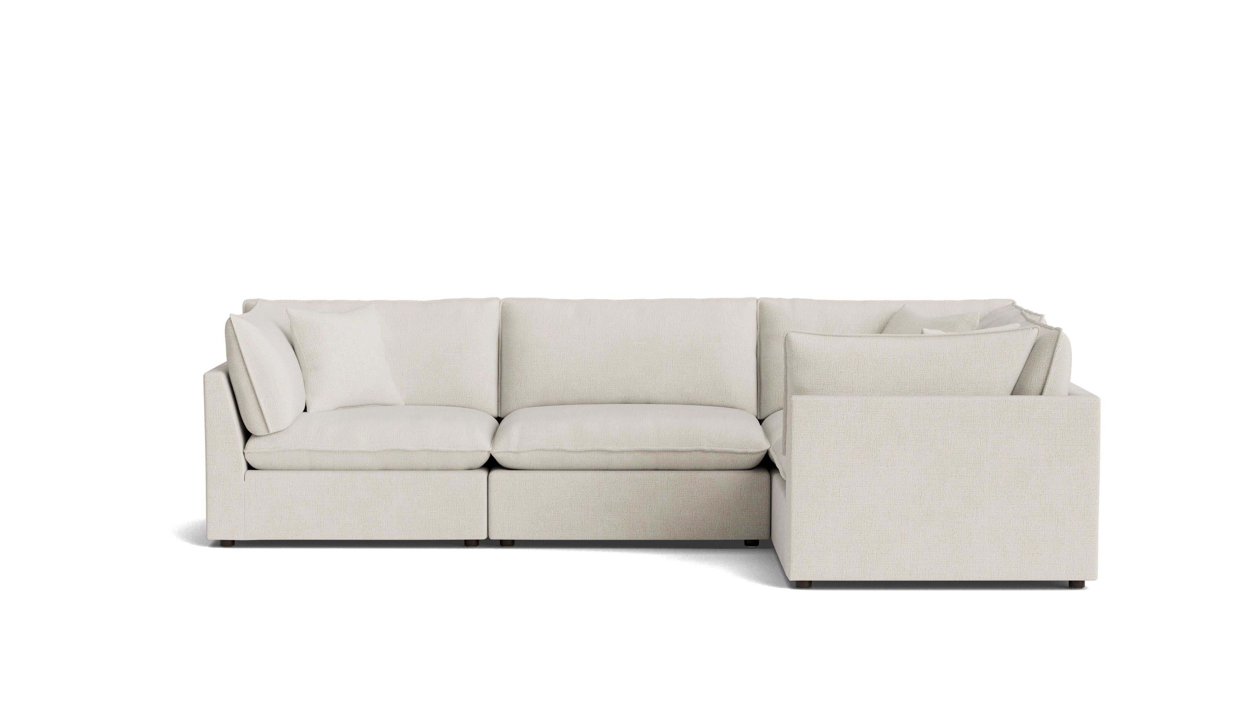 Chill Time 4-Piece Modular Sectional Closed, Birch
