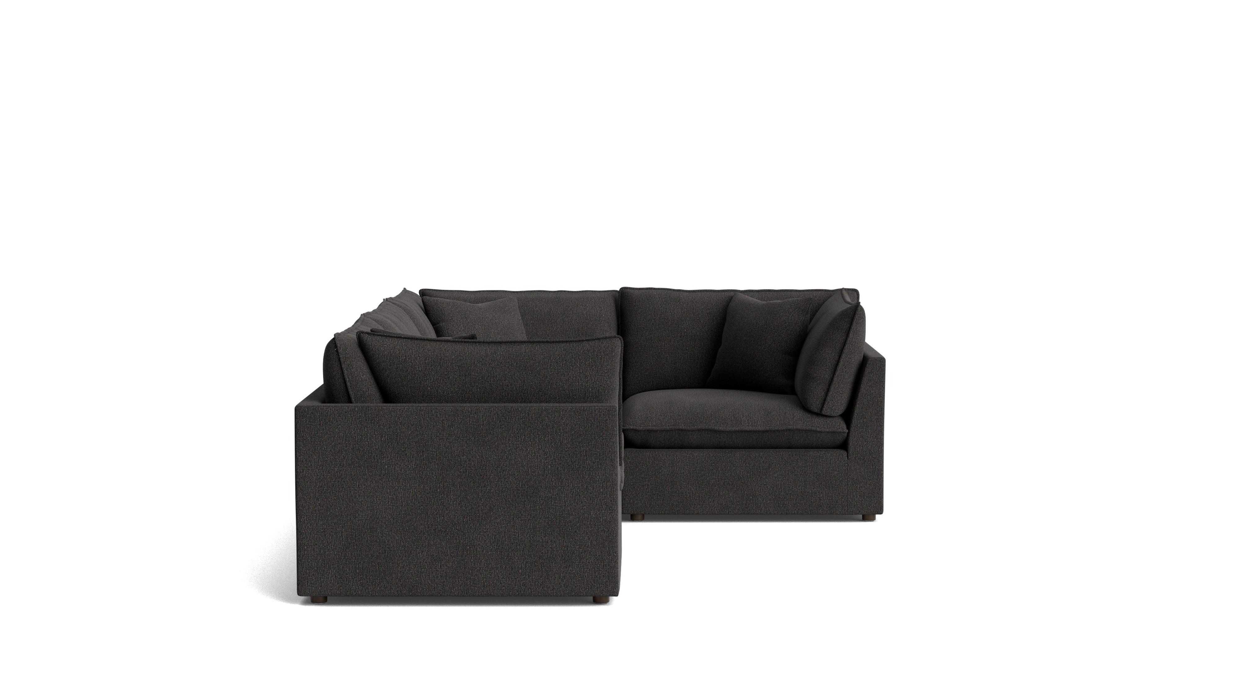 Chill Time 4-Piece Modular Sectional Closed, Dark Shadow