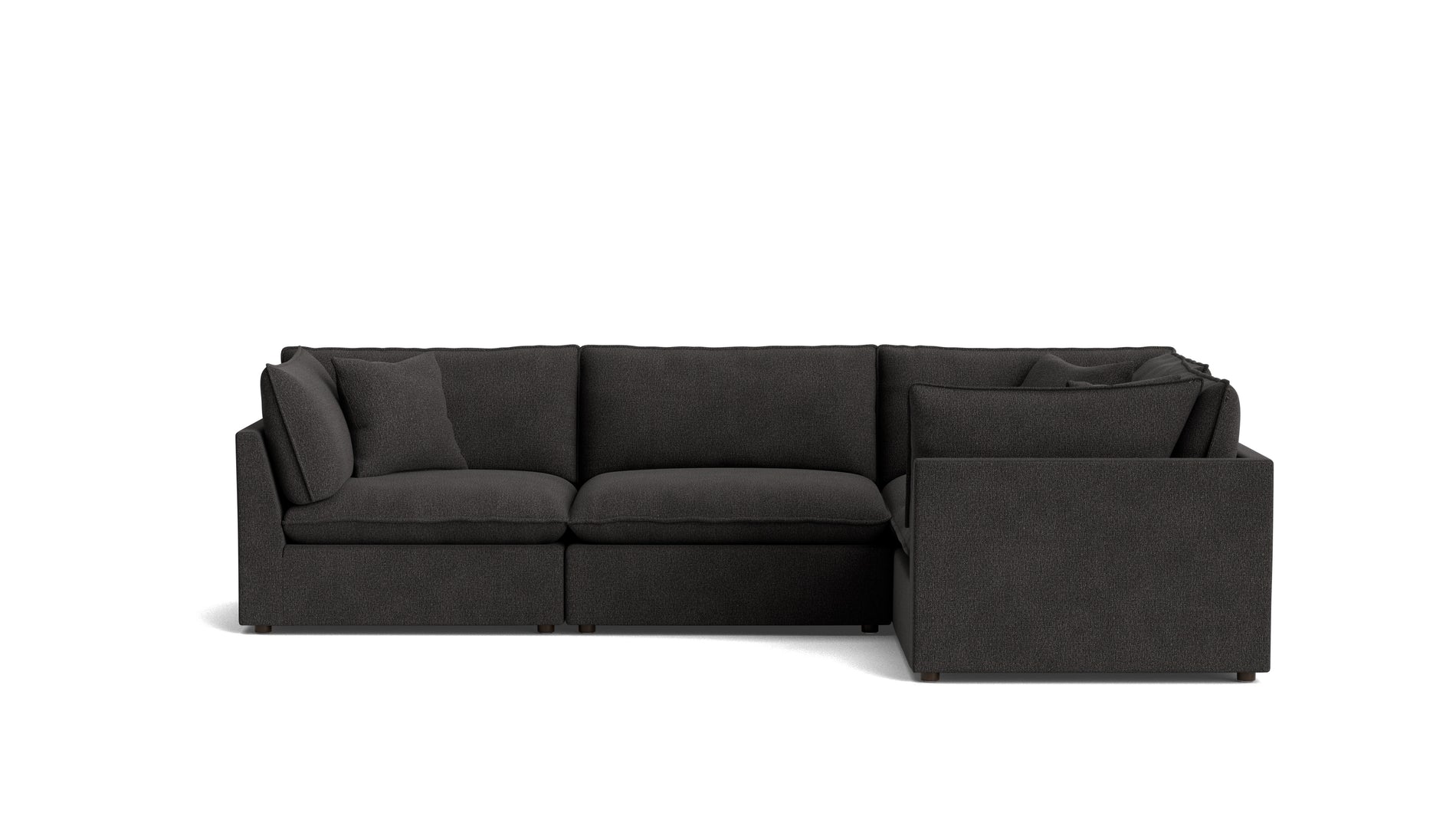 Chill Time 4-Piece Modular Sectional Closed, Dark Shadow_image