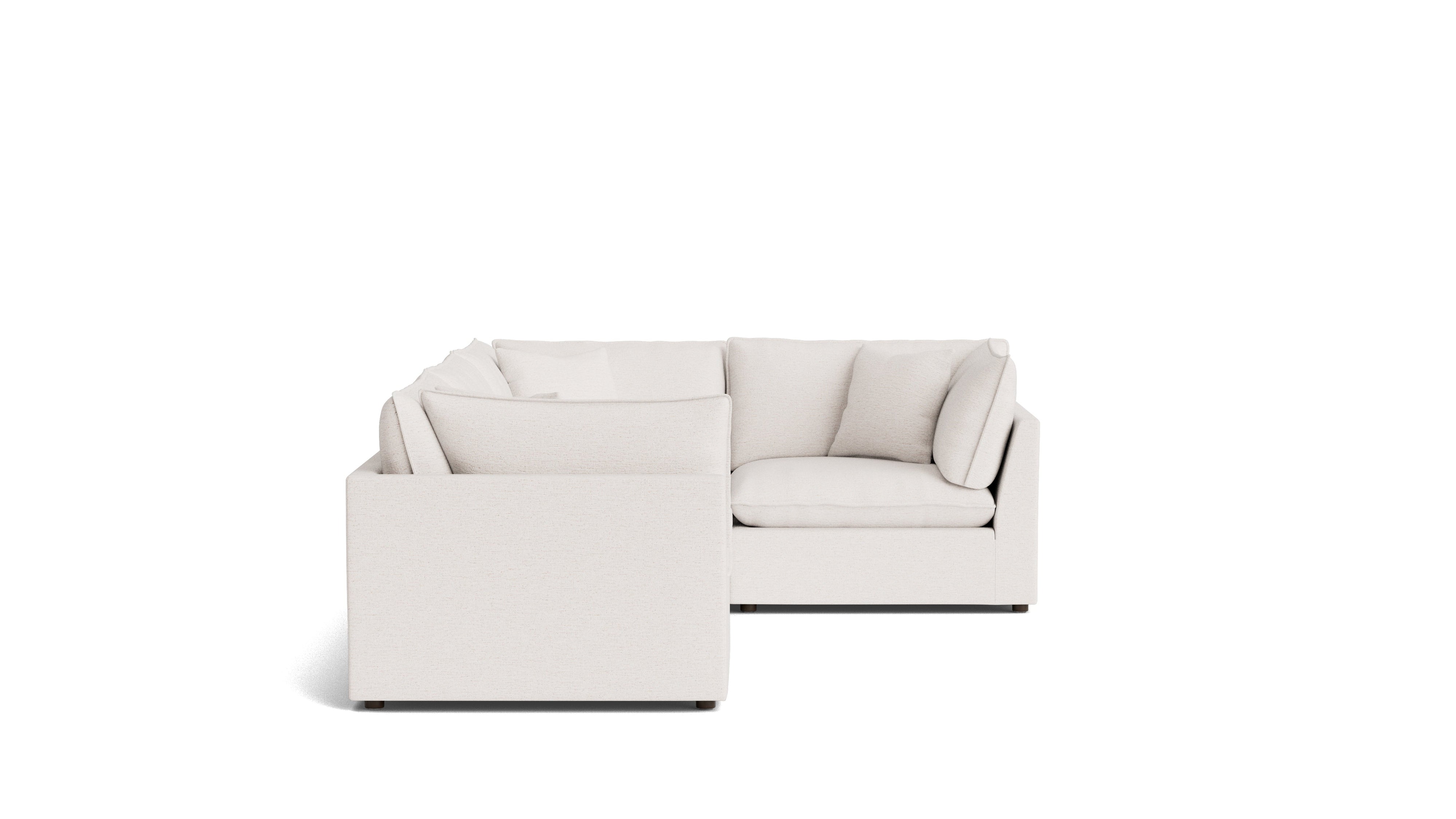 Chill Time 4-Piece Modular Sectional Closed, Nomad Snow