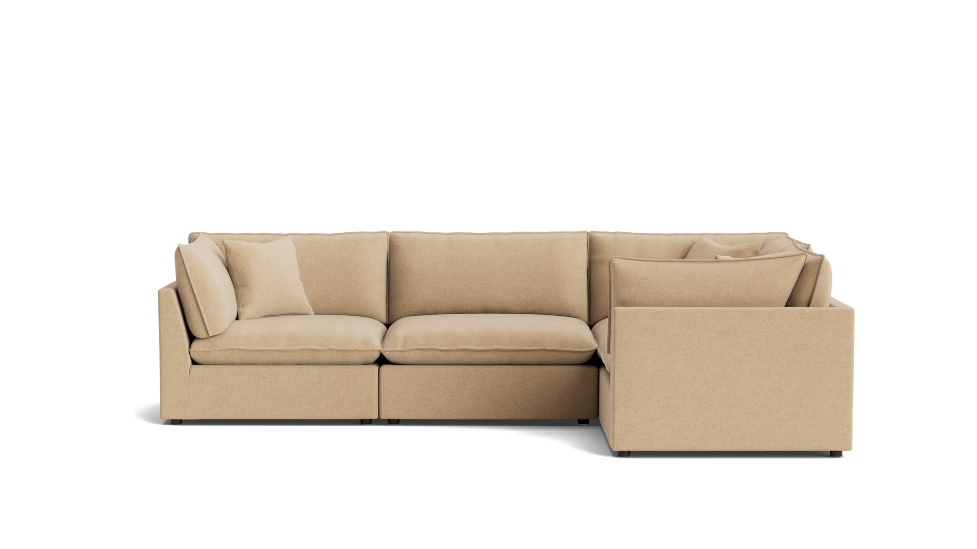 Chill Time 4-Piece Modular Sectional Closed, Hazelnut_image