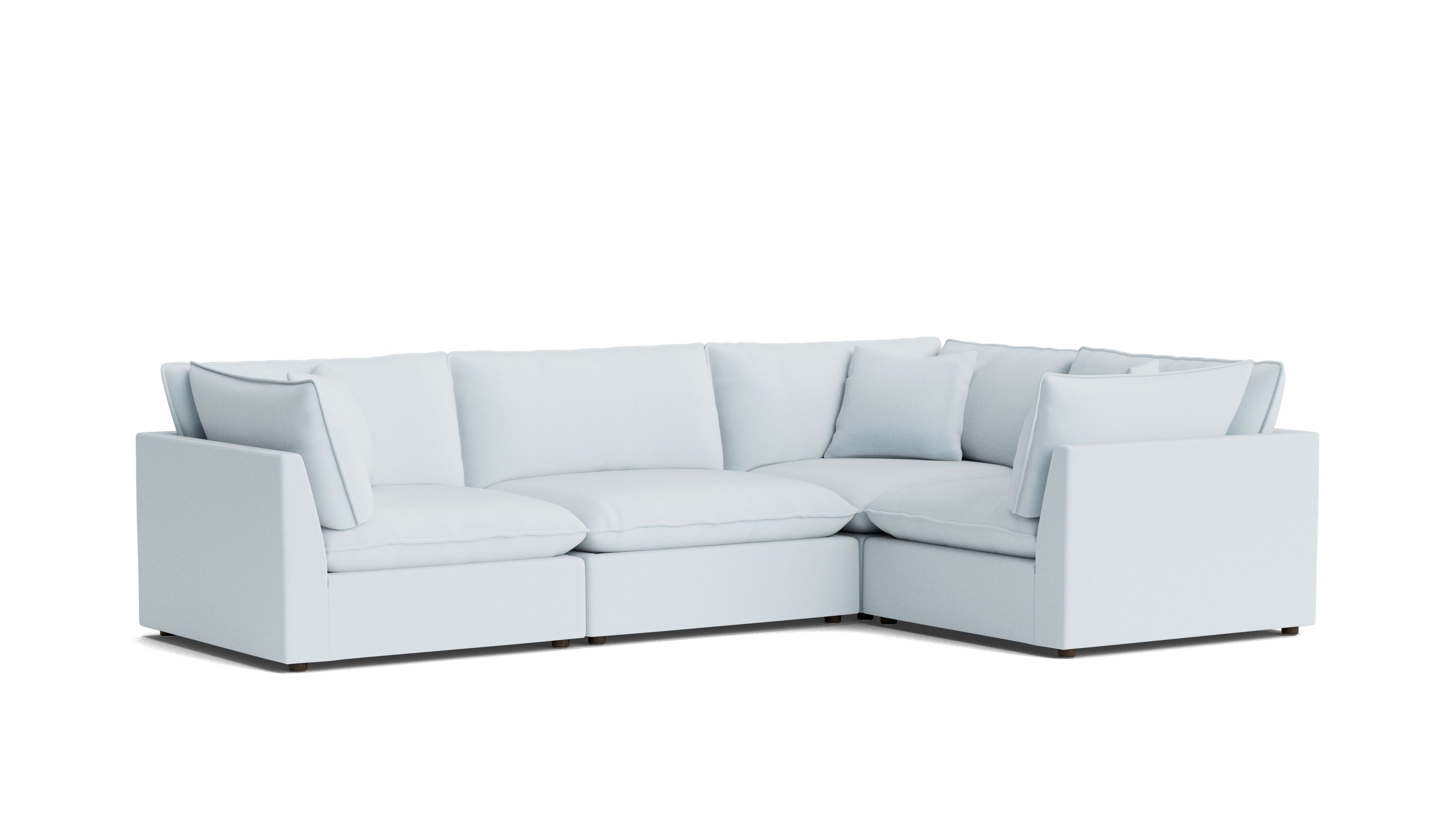 Chill Time 4-Piece Modular Sectional Closed, Cove