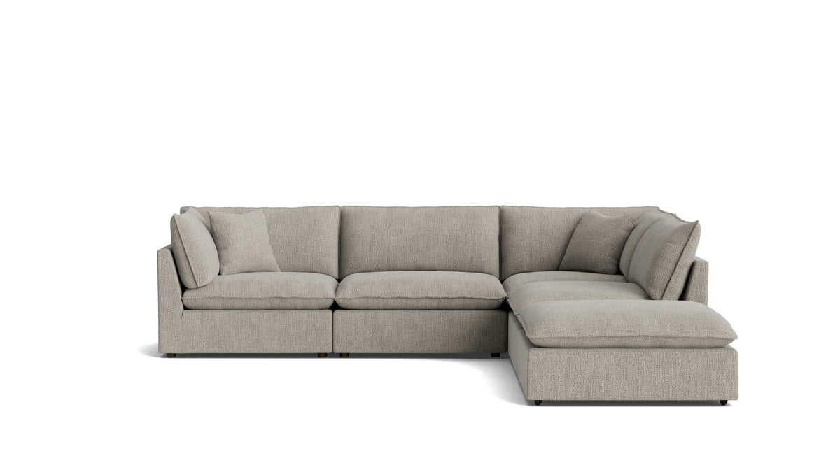 Chill Time 5-Piece Modular Sectional, Oatmeal