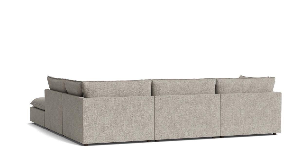 Chill Time 5-Piece Modular Sectional, Oatmeal — alternate view
