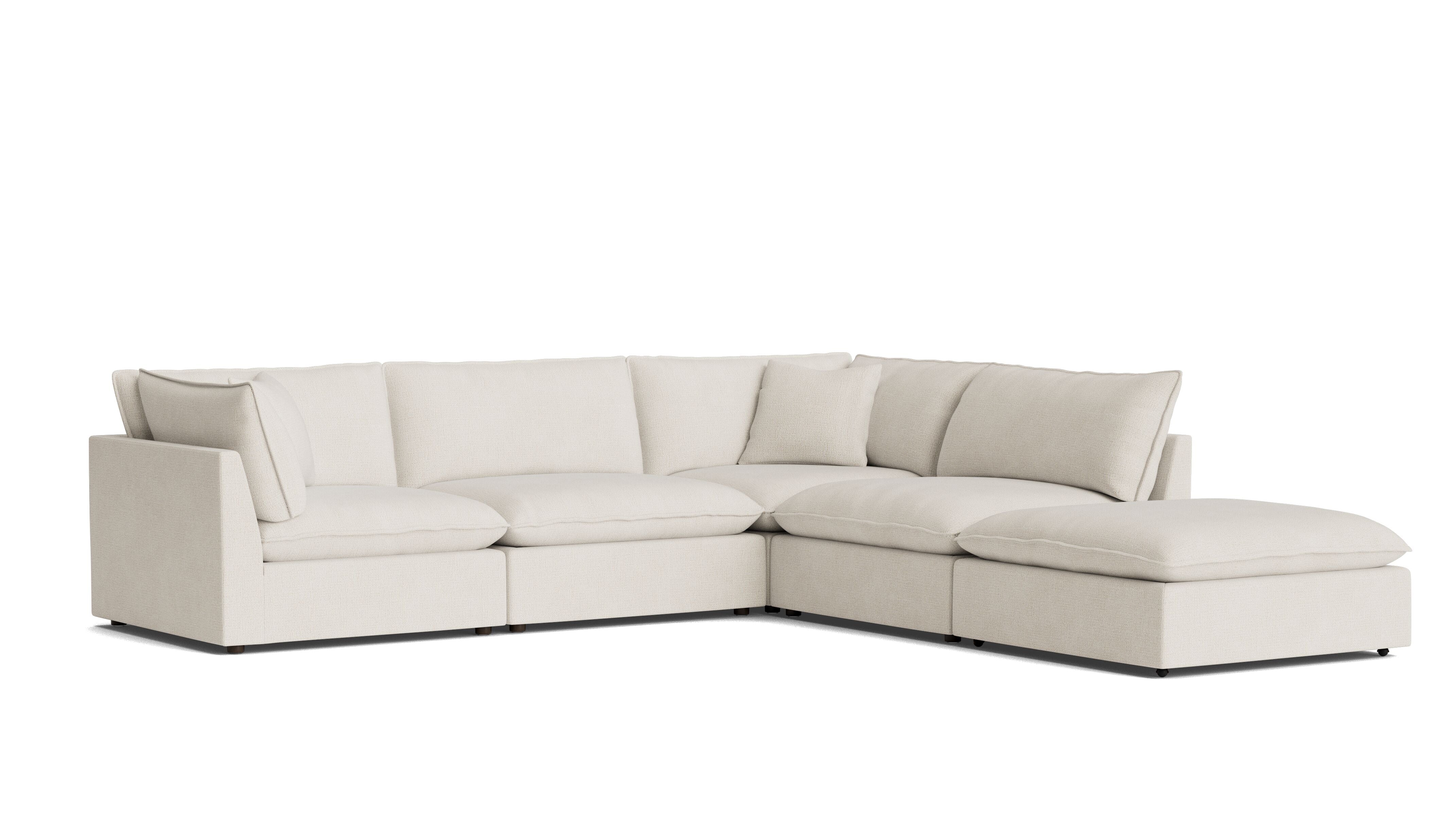 Chill Time 5-Piece Modular Sectional, Birch - Sundays Company