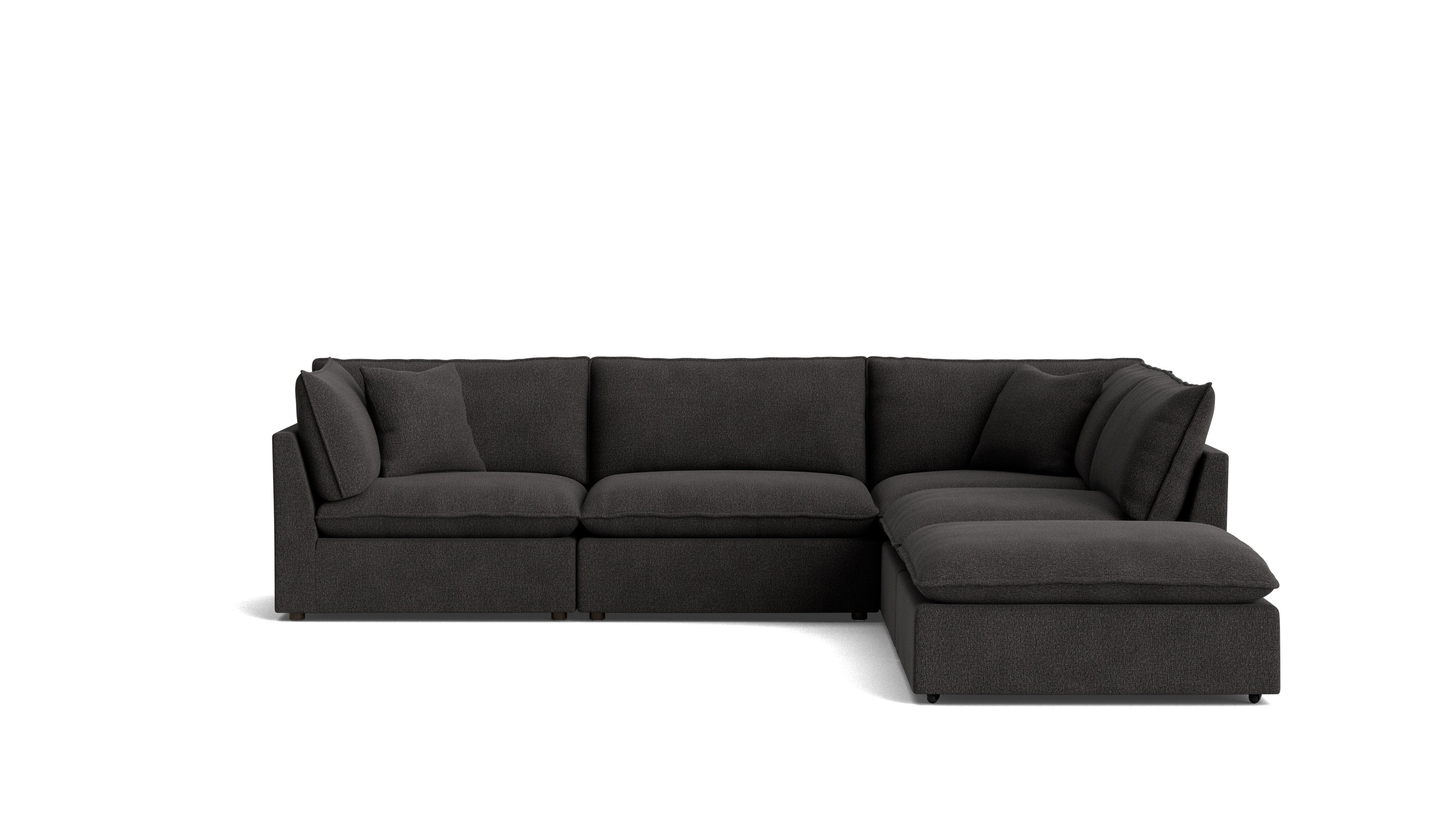 Chill Time 5-Piece Modular Sectional, Dark Shadow