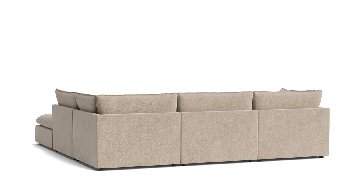 Chill Time 5-Piece Modular Sectional, Champagne — alternate view