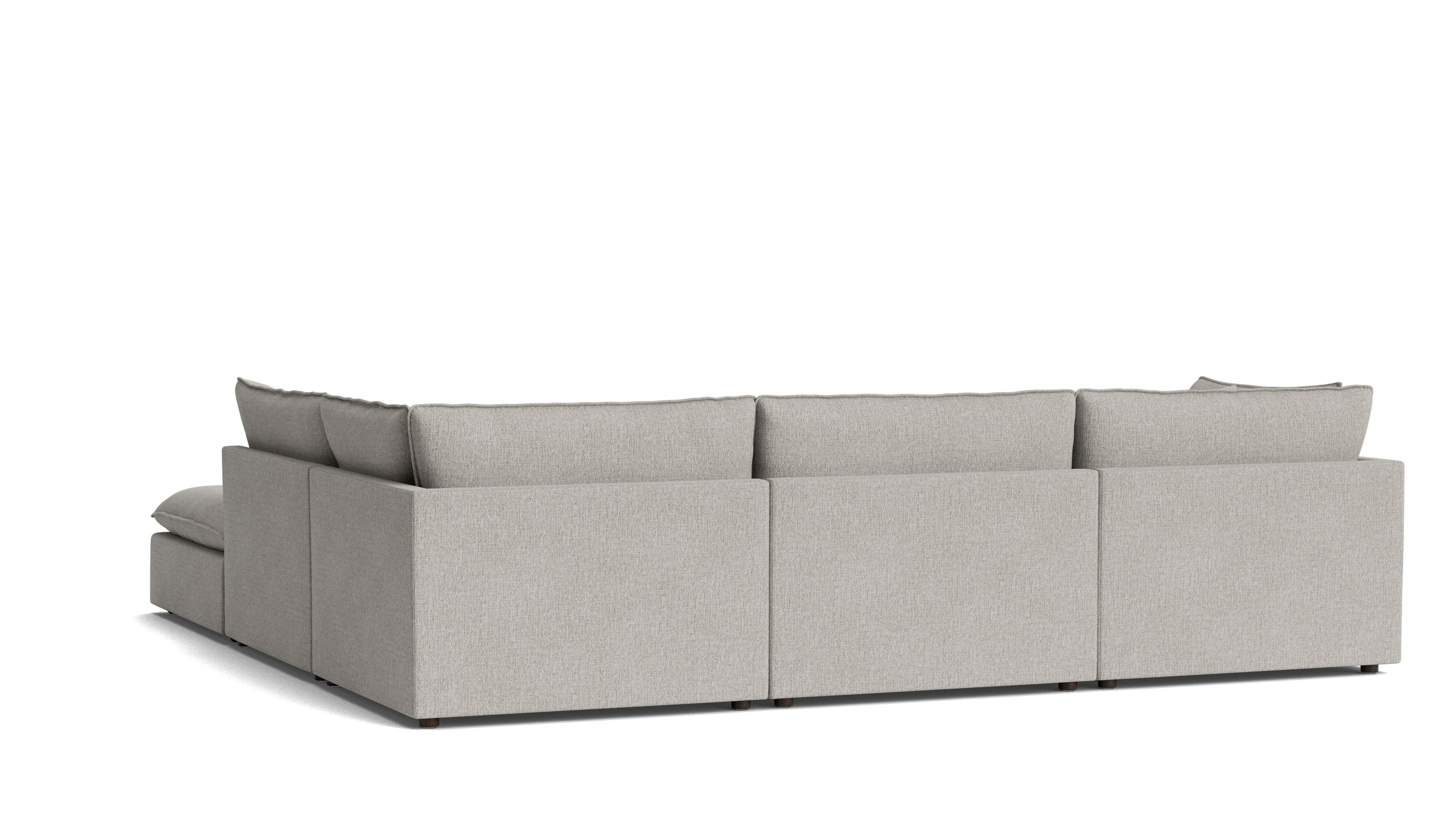 Chill Time 5 - Piece Modular Sectional, Heather - Sundays CompanySEC-YJ-051-065