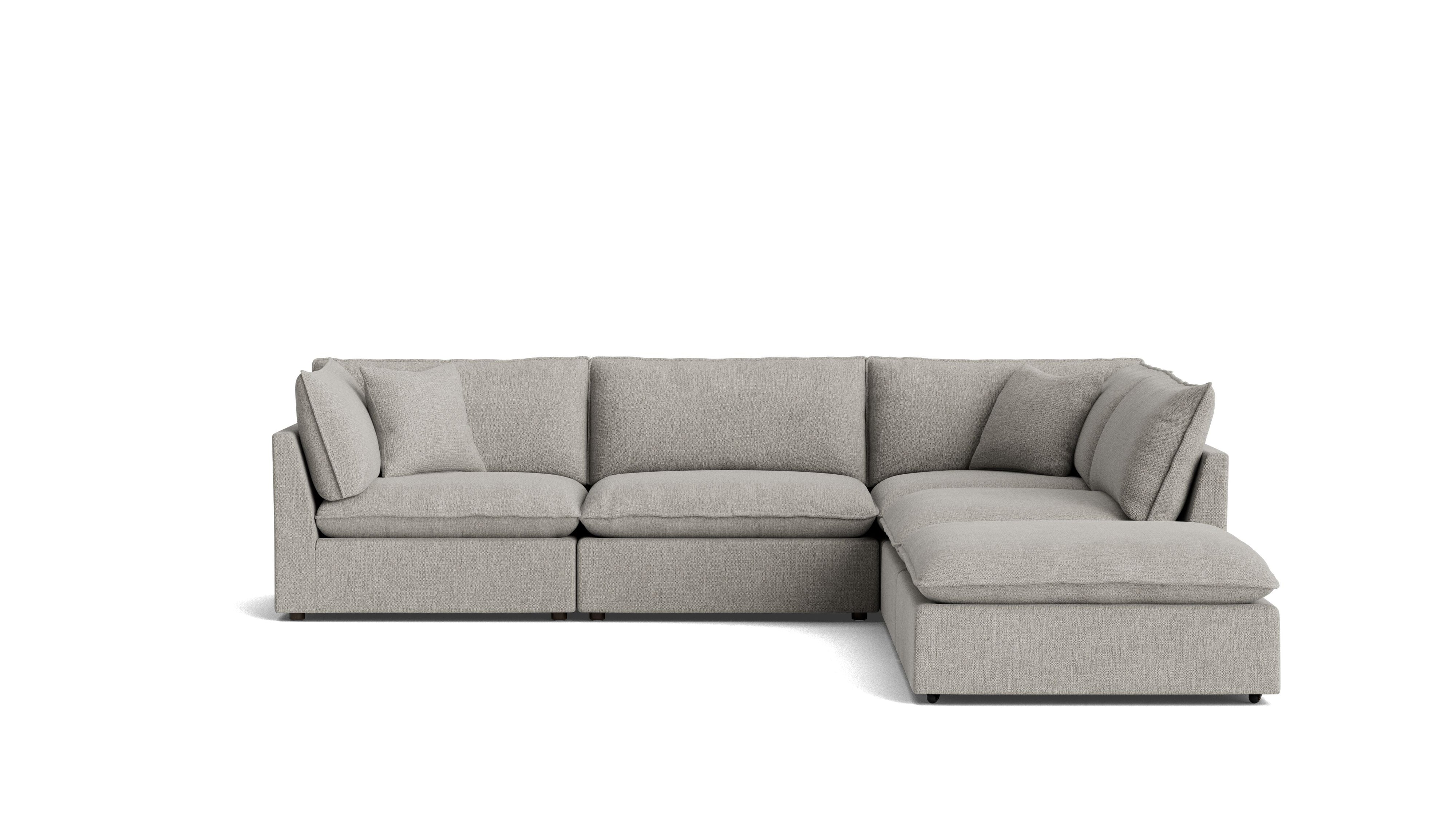 Chill Time 5-Piece Modular Sectional, Heather